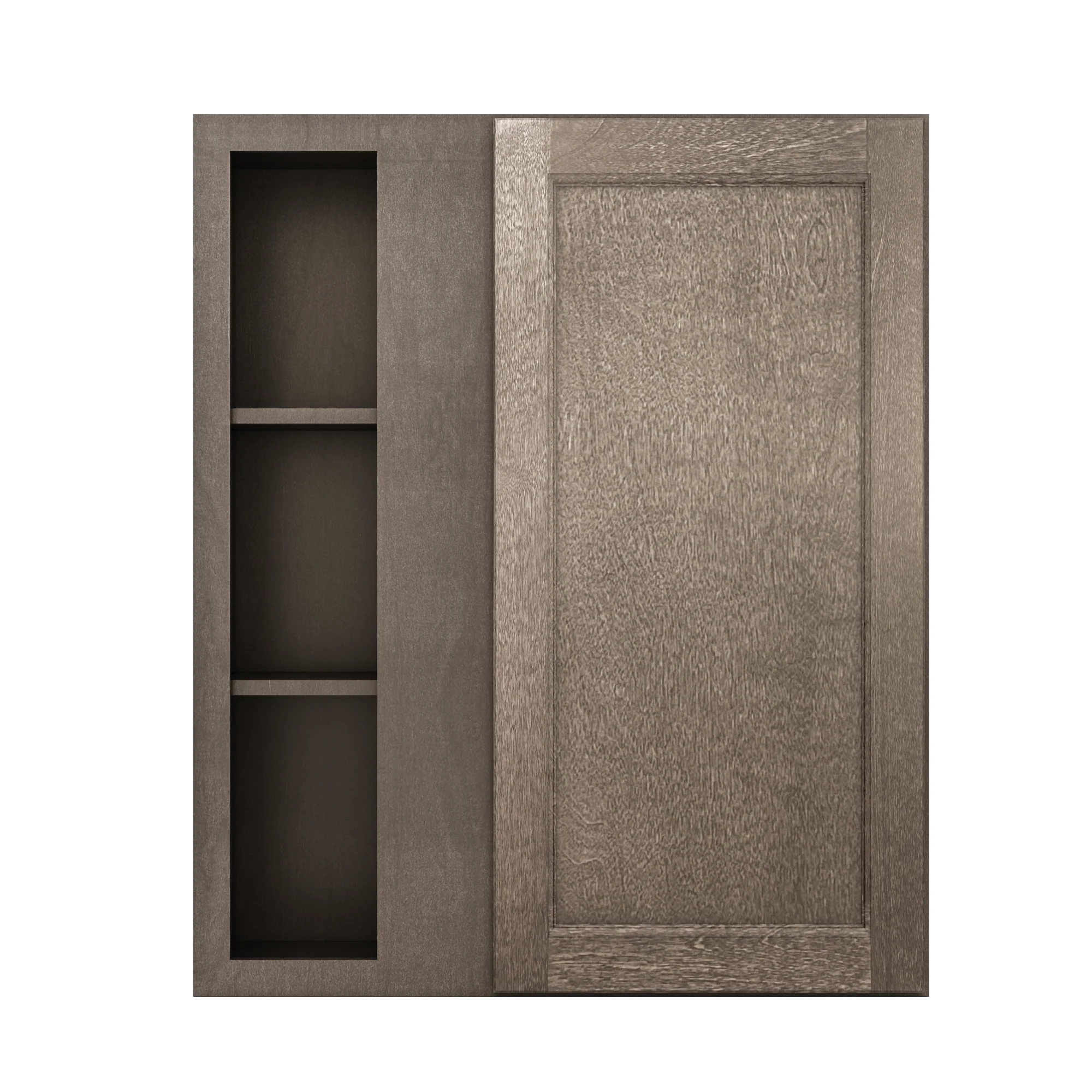 Square Corner Wall Blind Reversible Kitchen Cabinet SC3036 Milan Slate 30 in. width 36 in. height 12 in. depth - Image 3