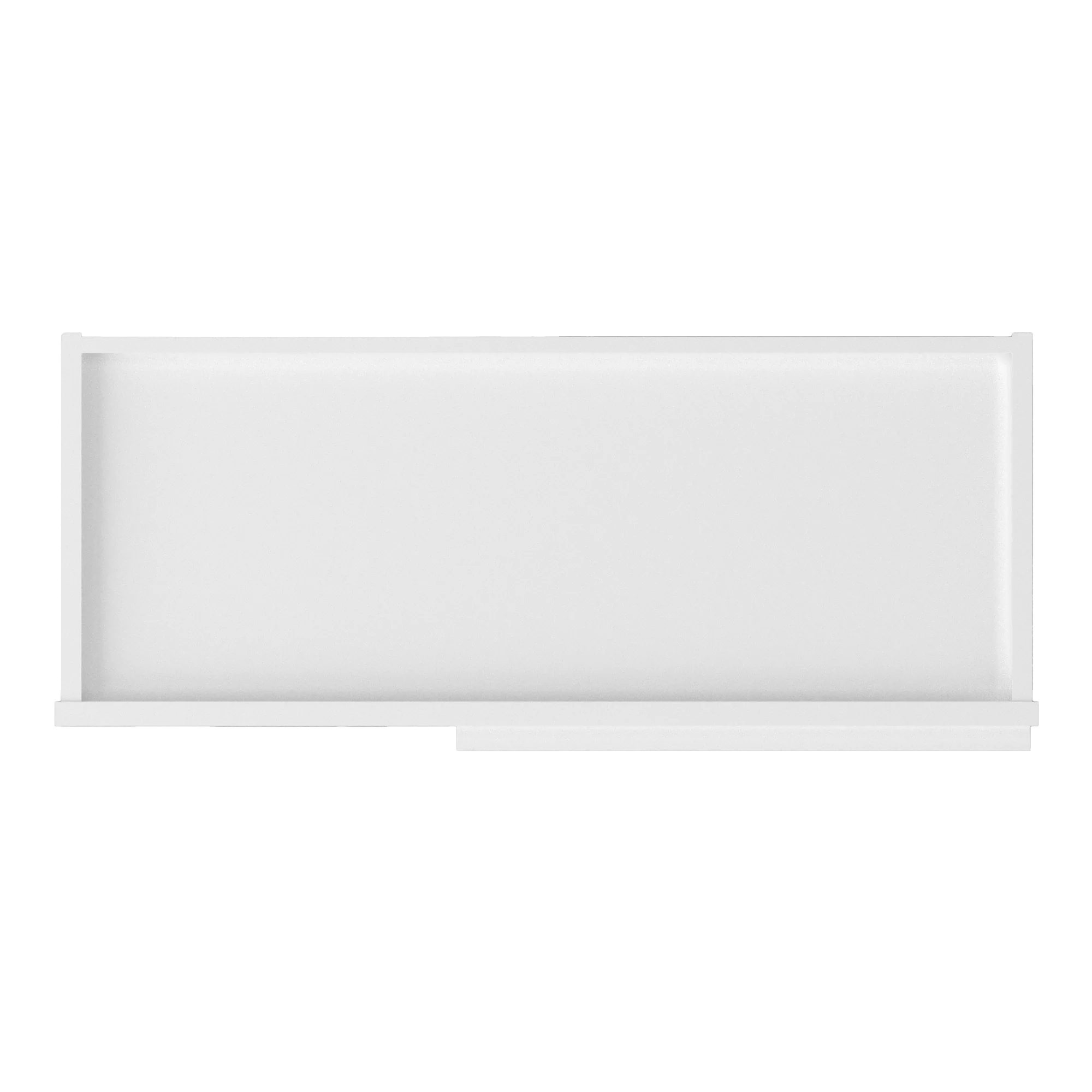 Square Corner Wall Blind Reversible Kitchen Cabinet SC3042 Alpina White LessCare 30 in. width 42 in. height 12 in. depth - Image 6