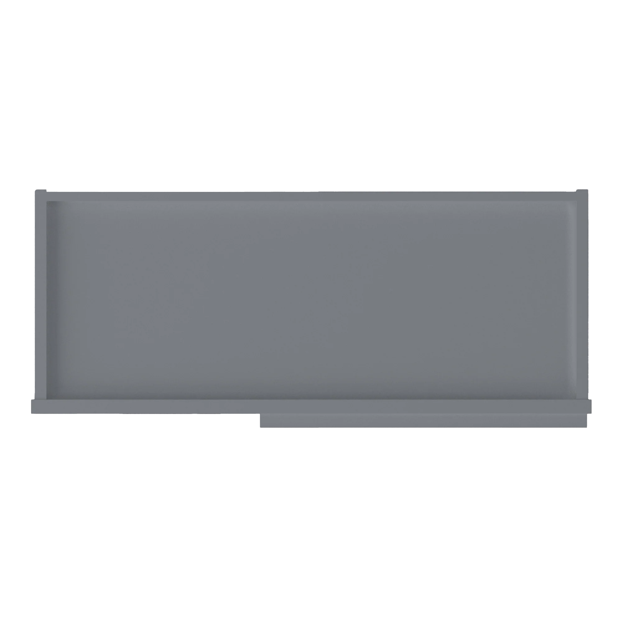 Square Corner Wall Blind Reversible Kitchen Cabinet SC3042 Colonial Gray LessCare 30 in. width 42 in. height 12 in. depth - Image 6