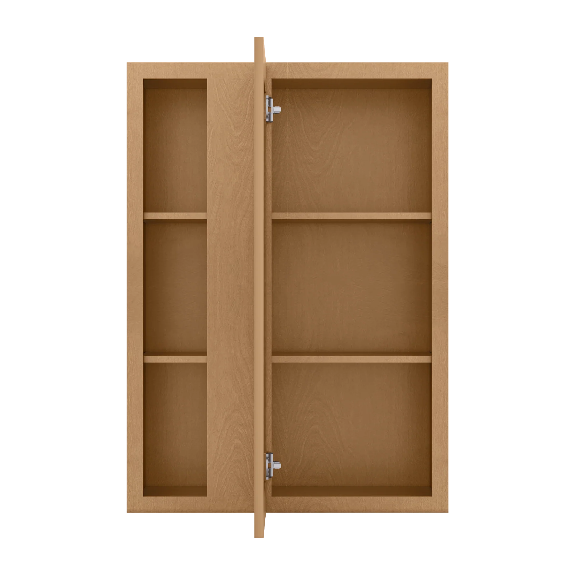Square Corner Wall Blind Reversible Kitchen Cabinet SC3042 Shaker Toffee LessCare 30 in. width 42 in. height 12 in. depth - Image 5