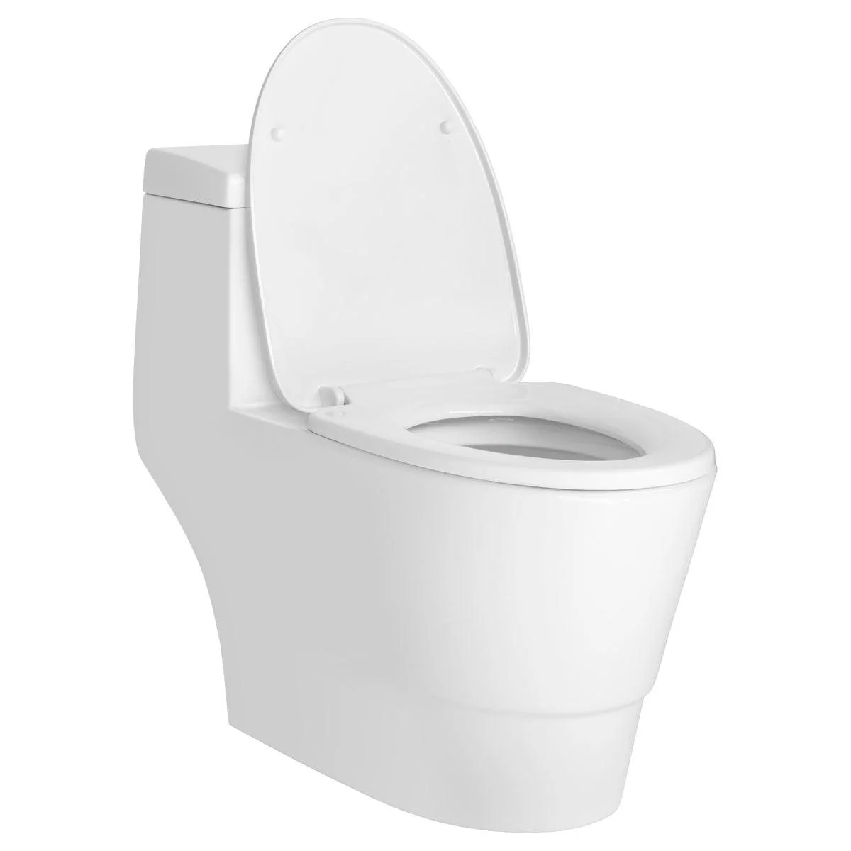 One-Piece 0.9/1.58 GPF Dual Flush Elongated Toilet with Soft-Close Seat  LT3 - Image 3