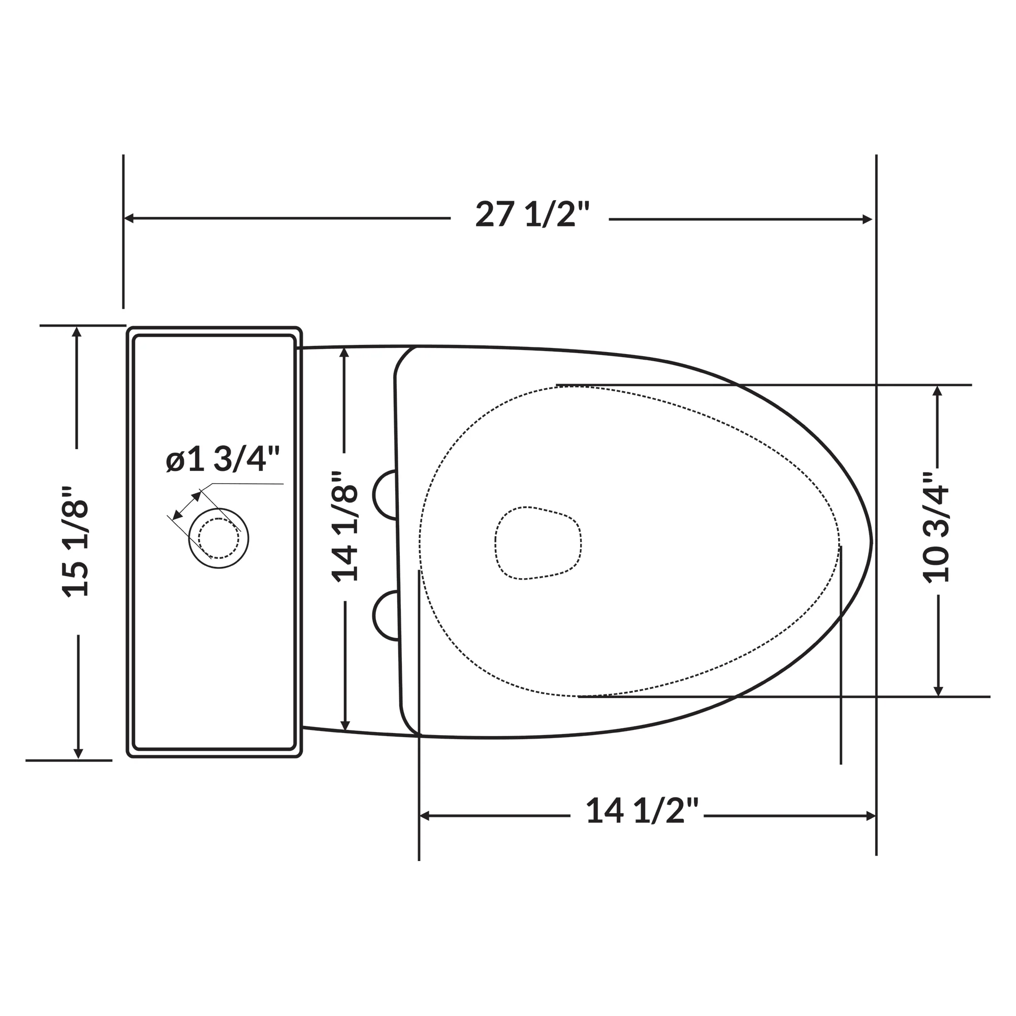 One-Piece 1.28 GPF Single Flush Elongated Toilet with Soft-Close Seat LT7 - Image 4