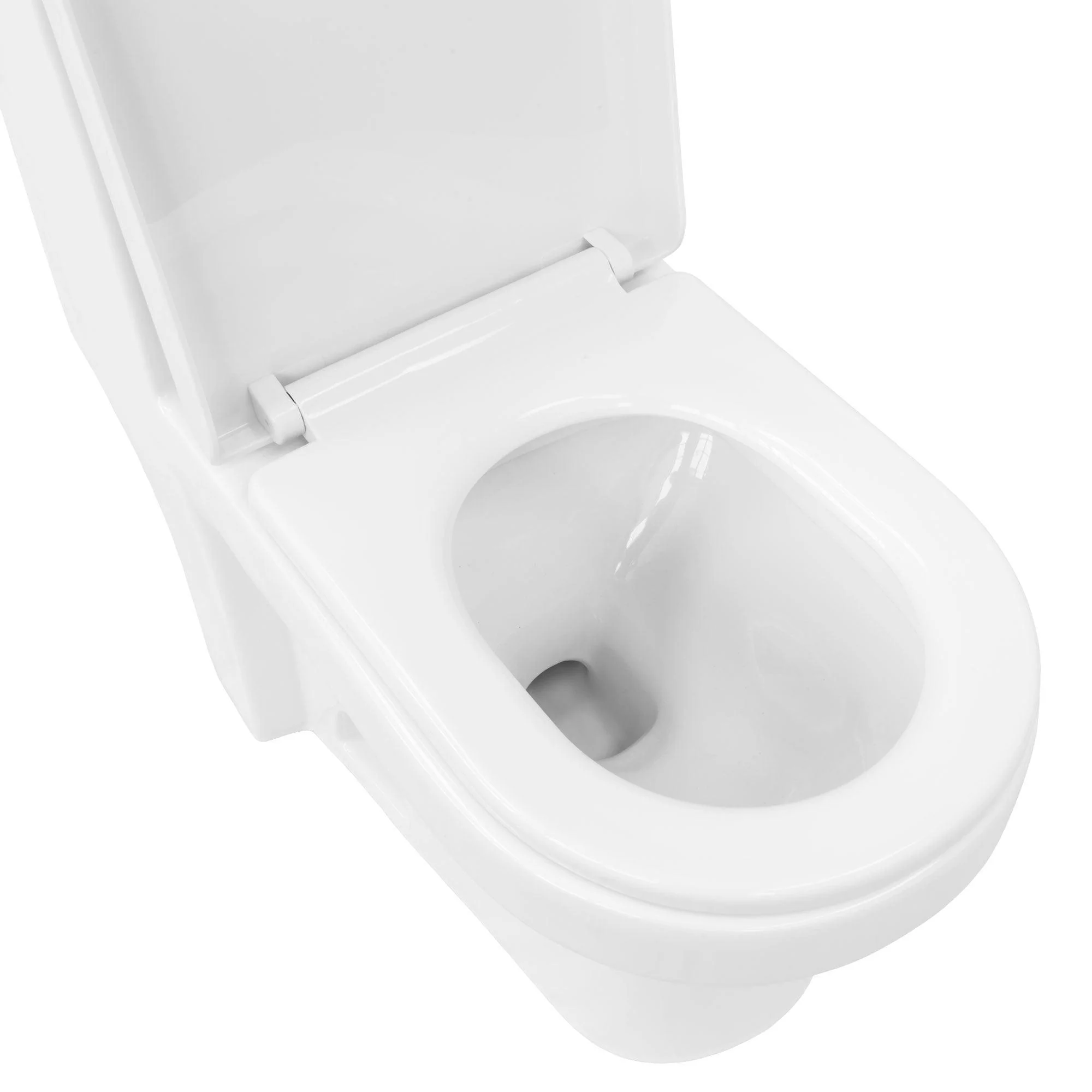 One-Piece 1.28 GPF Single Flush Elongated Toilet with Soft-Close Seat LT9 - Image 3