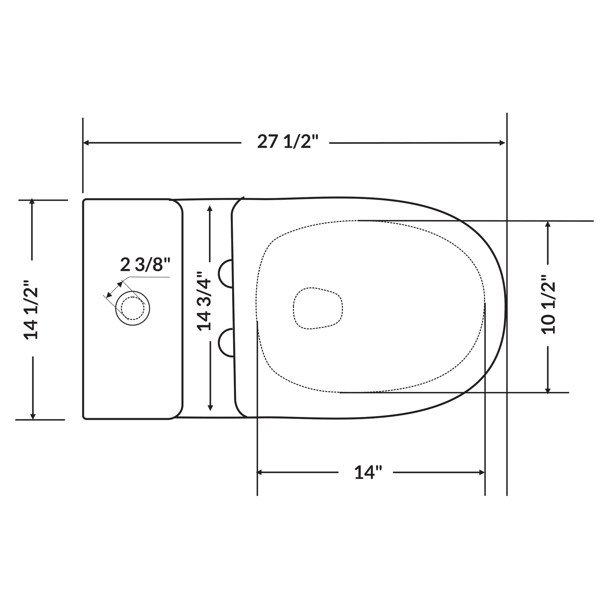 One-Piece 1.28 GPF Single Flush Elongated Toilet with Soft-Close Seat LT9 - Image 5