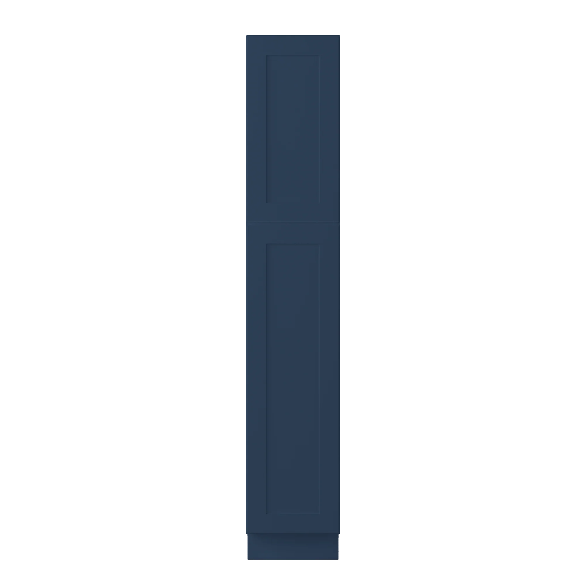 Utility Kitchen Cabinet U1584 Danbury Blue LessCare 15 in. width 84 in. height 24 in. depth - Image 3