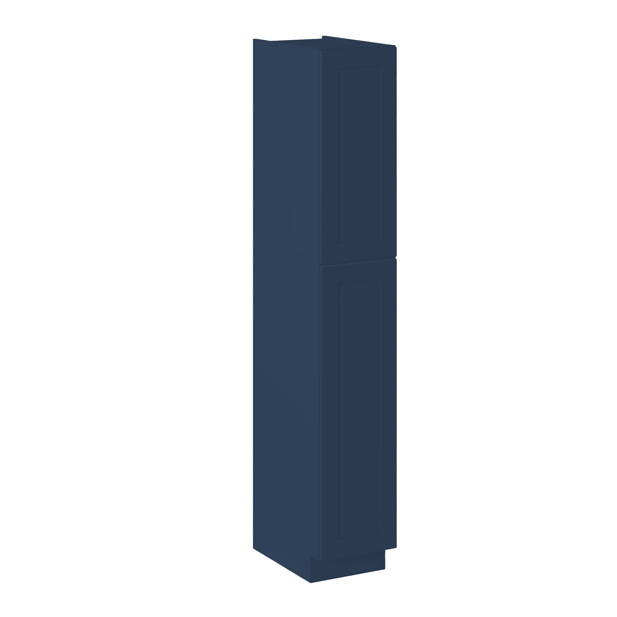 Utility Kitchen Cabinet U1590 Danbury Blue LessCare 15 in. width 90 in. height 24 in. depth - Image 2