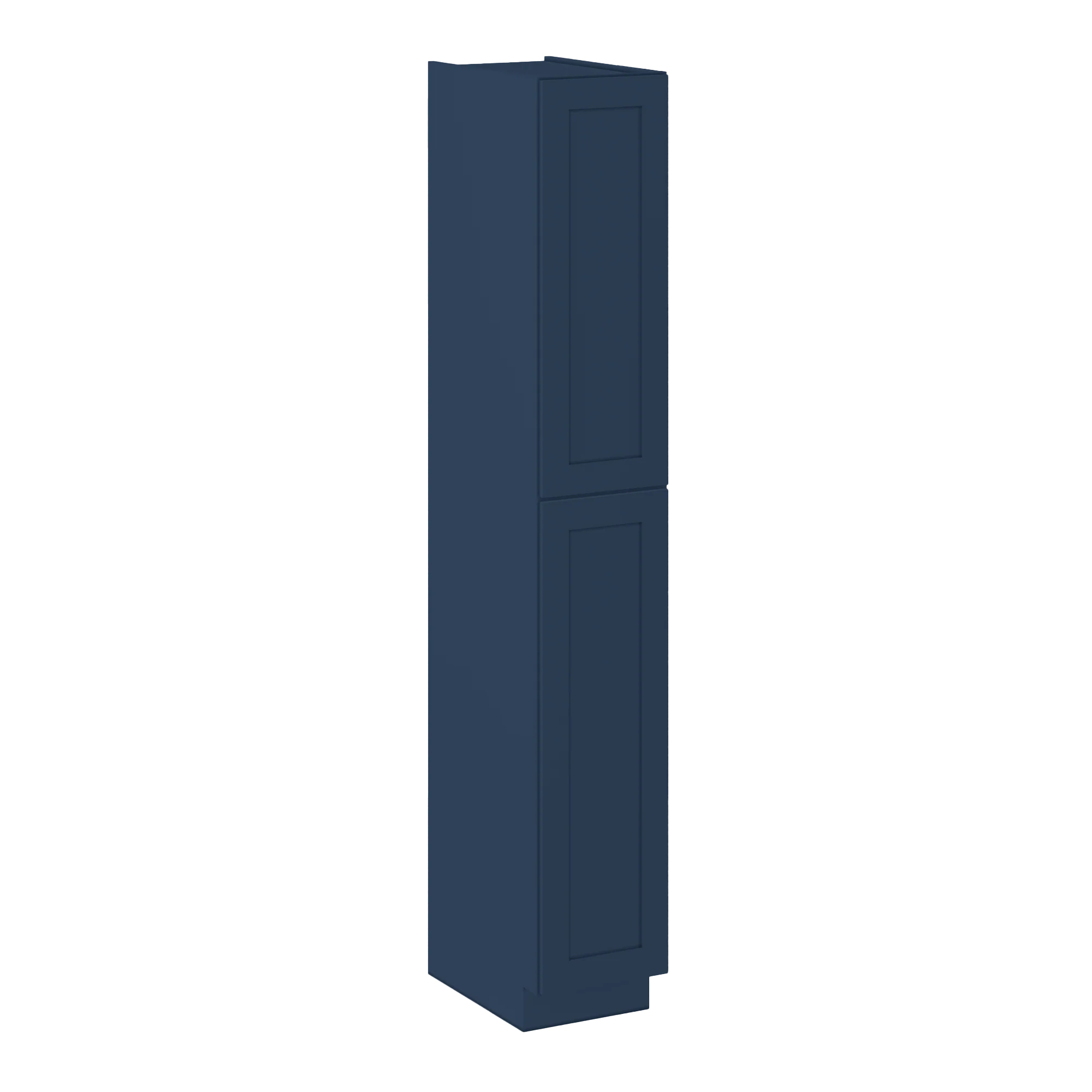 Utility Kitchen Cabinet U1596 Danbury Blue LessCare 15 in. width 96 in. height 24 in. depth - Image 2