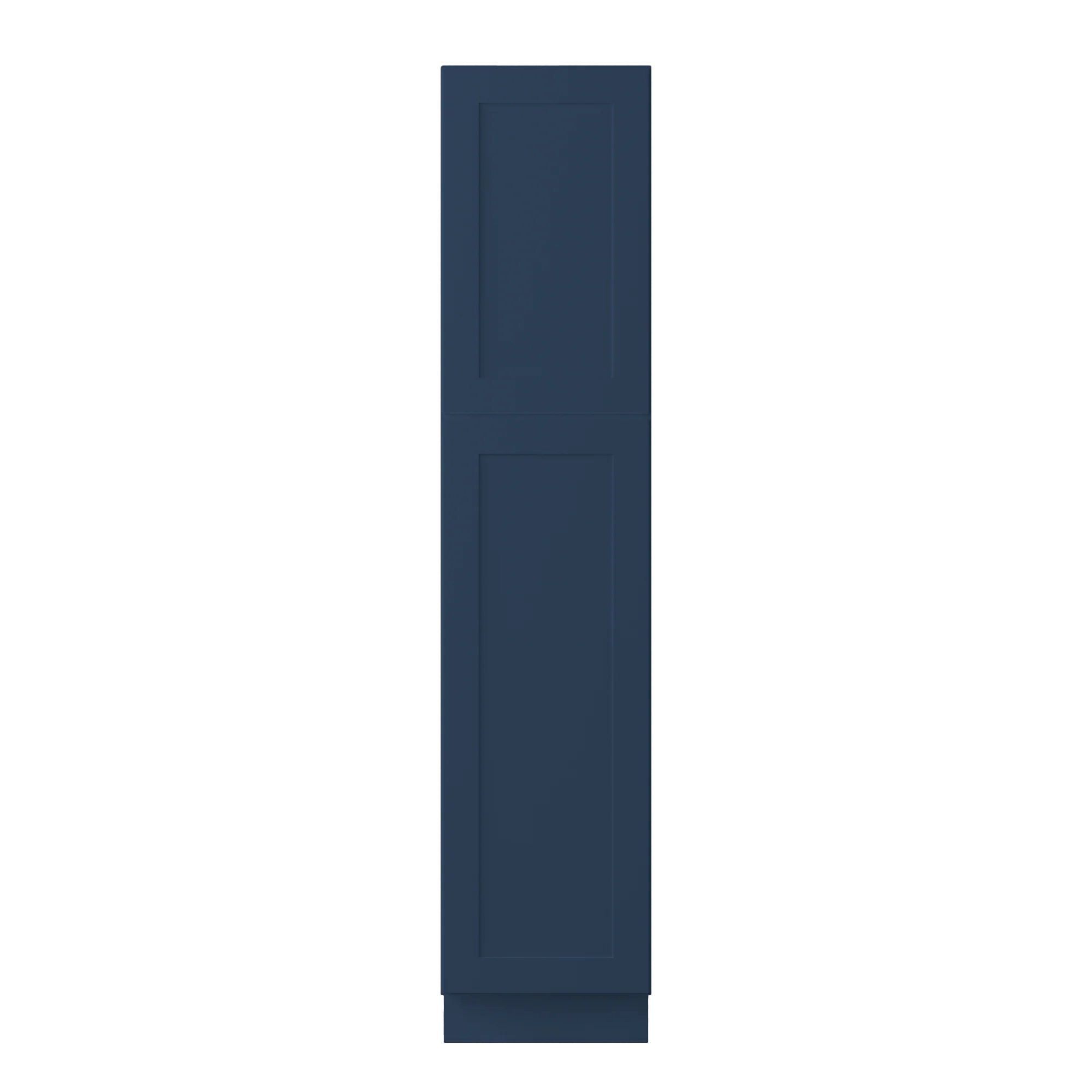 Utility Kitchen Cabinet U1884 Danbury Blue LessCare 18 in. width 84 in. height 24 in. depth - Image 3