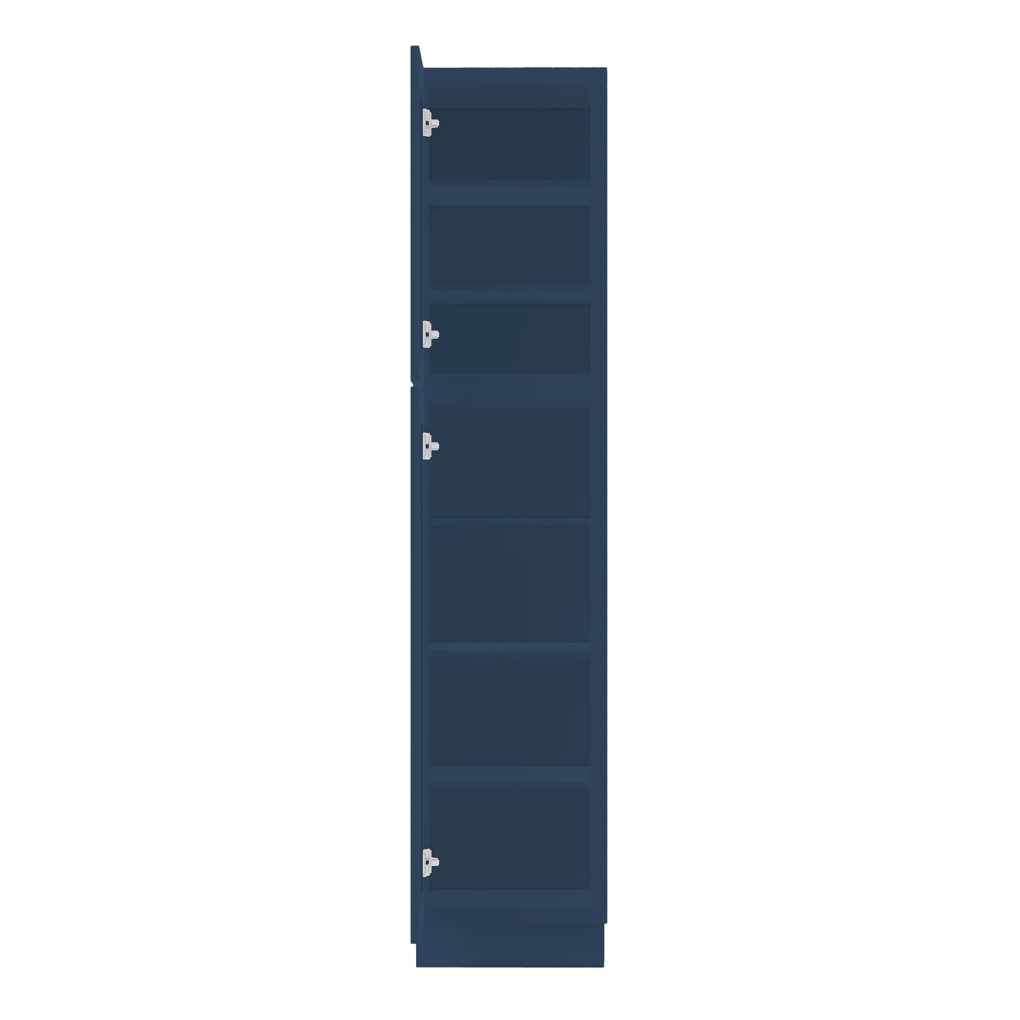Utility Kitchen Cabinet U1884 Danbury Blue LessCare 18 in. width 84 in. height 24 in. depth - Image 5