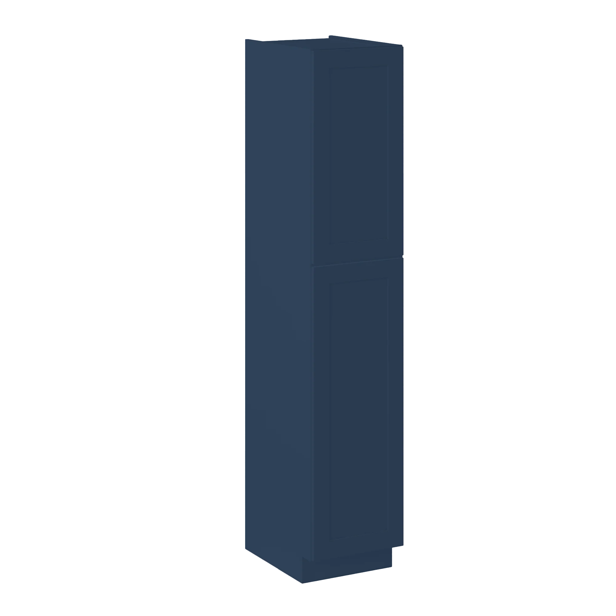 Utility Kitchen Cabinet U1890 Danbury Blue LessCare 18 in. width 90 in. height 24 in. depth - Image 2