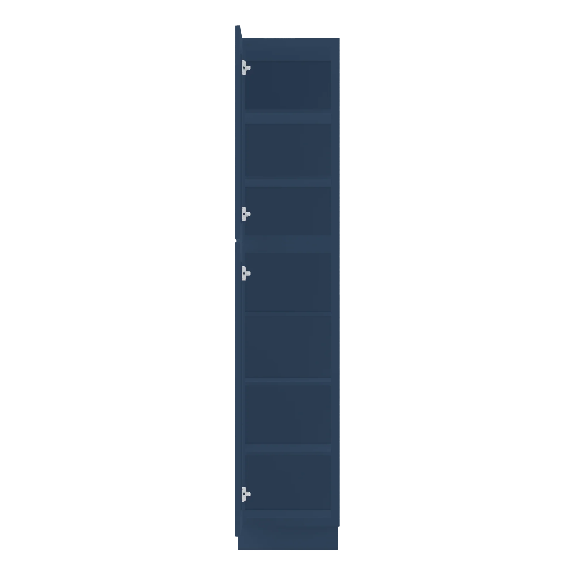 Utility Kitchen Cabinet U1890 Danbury Blue LessCare 18 in. width 90 in. height 24 in. depth - Image 5