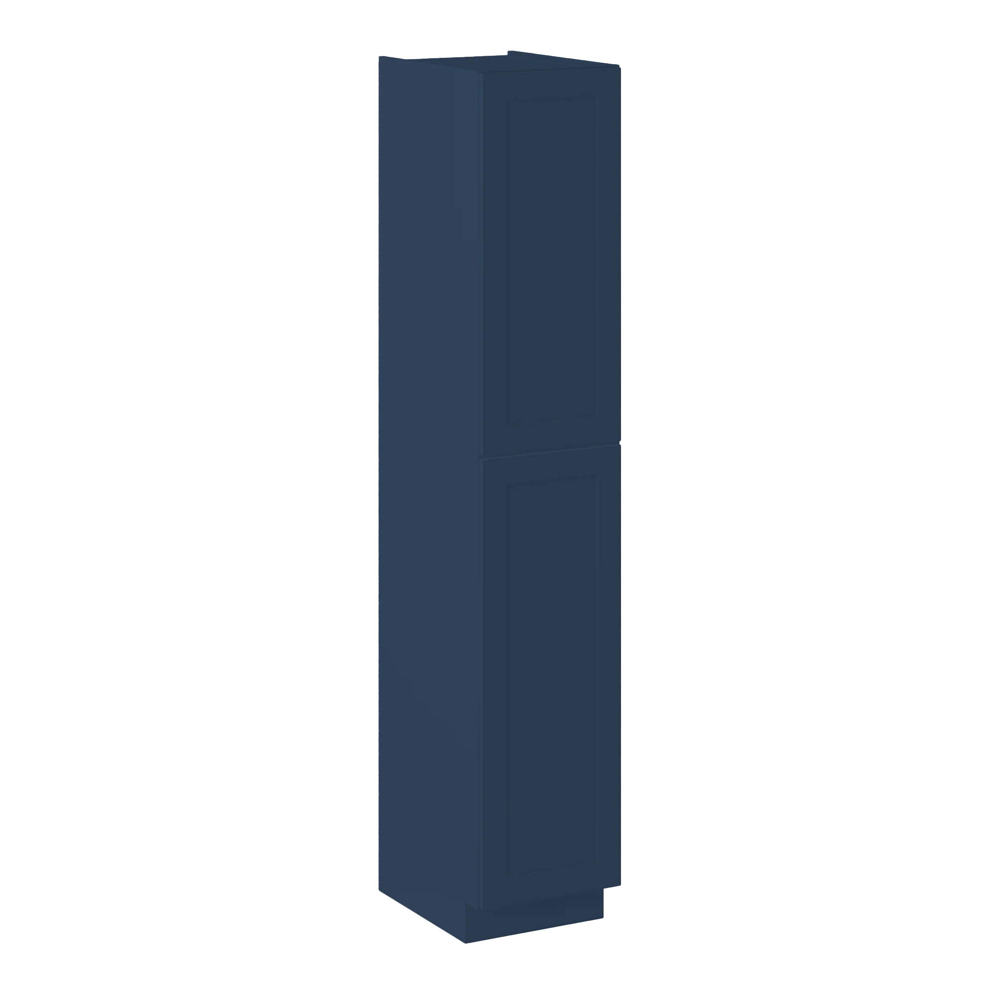 Utility Kitchen Cabinet U1896 Danbury Blue LessCare 18 in. width 96 in. height 24 in. depth - Image 2