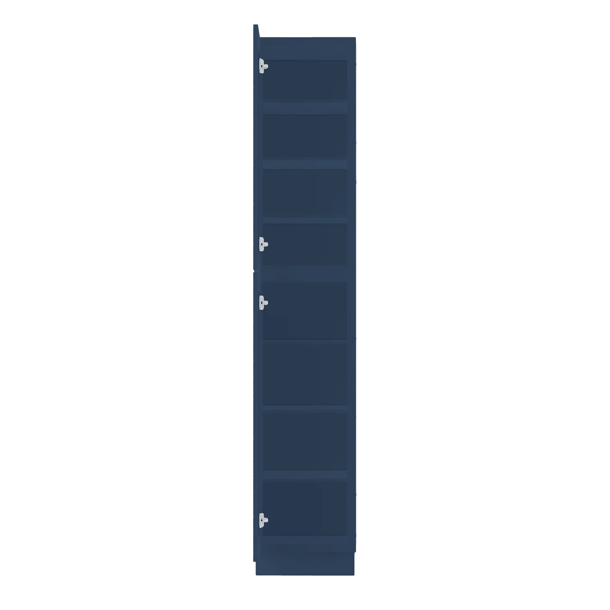 Utility Kitchen Cabinet U1896 Danbury Blue LessCare 18 in. width 96 in. height 24 in. depth - Image 5