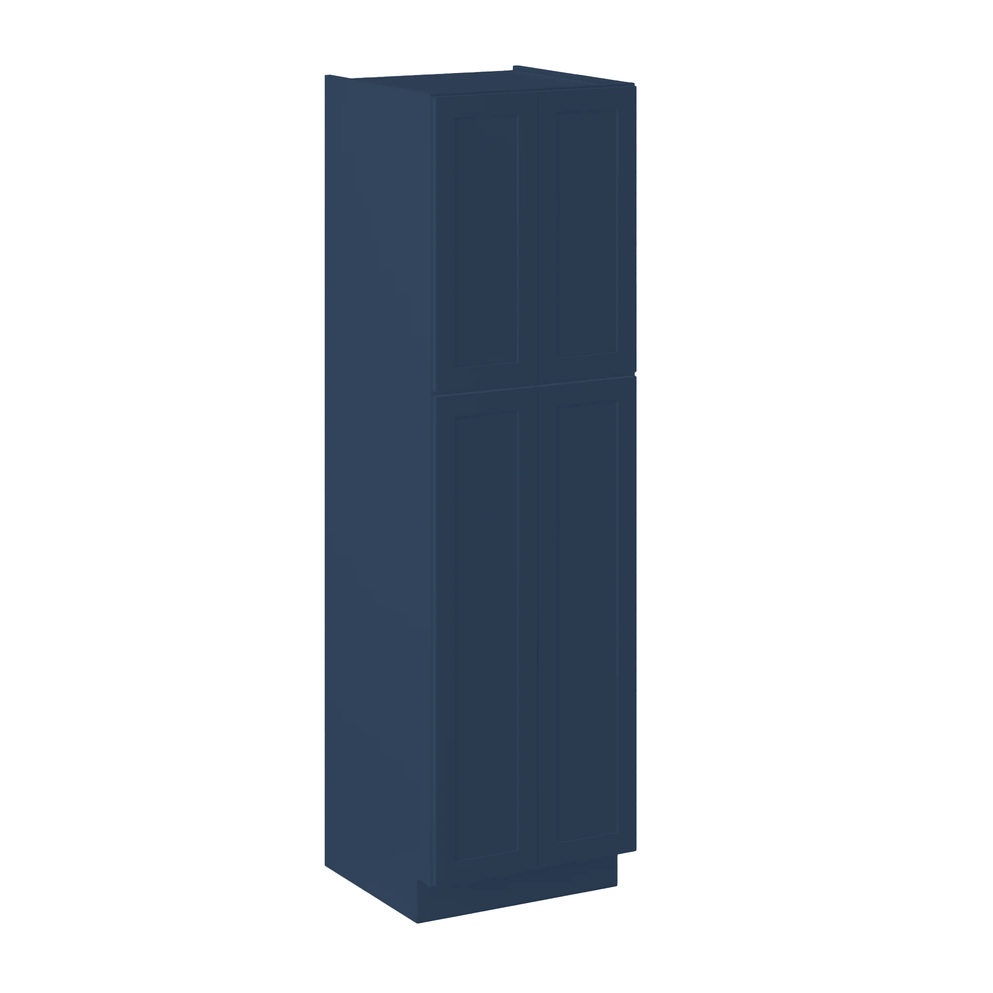 Utility Kitchen Cabinet U2484 Danbury Blue LessCare 24 in. width 84 in. height 24 in. depth - Image 2