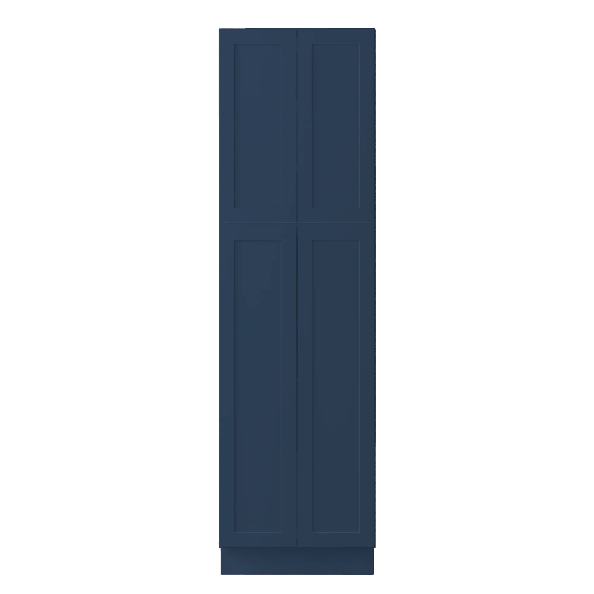 Utility Kitchen Cabinet U2484 Danbury Blue LessCare 24 in. width 84 in. height 24 in. depth - Image 3