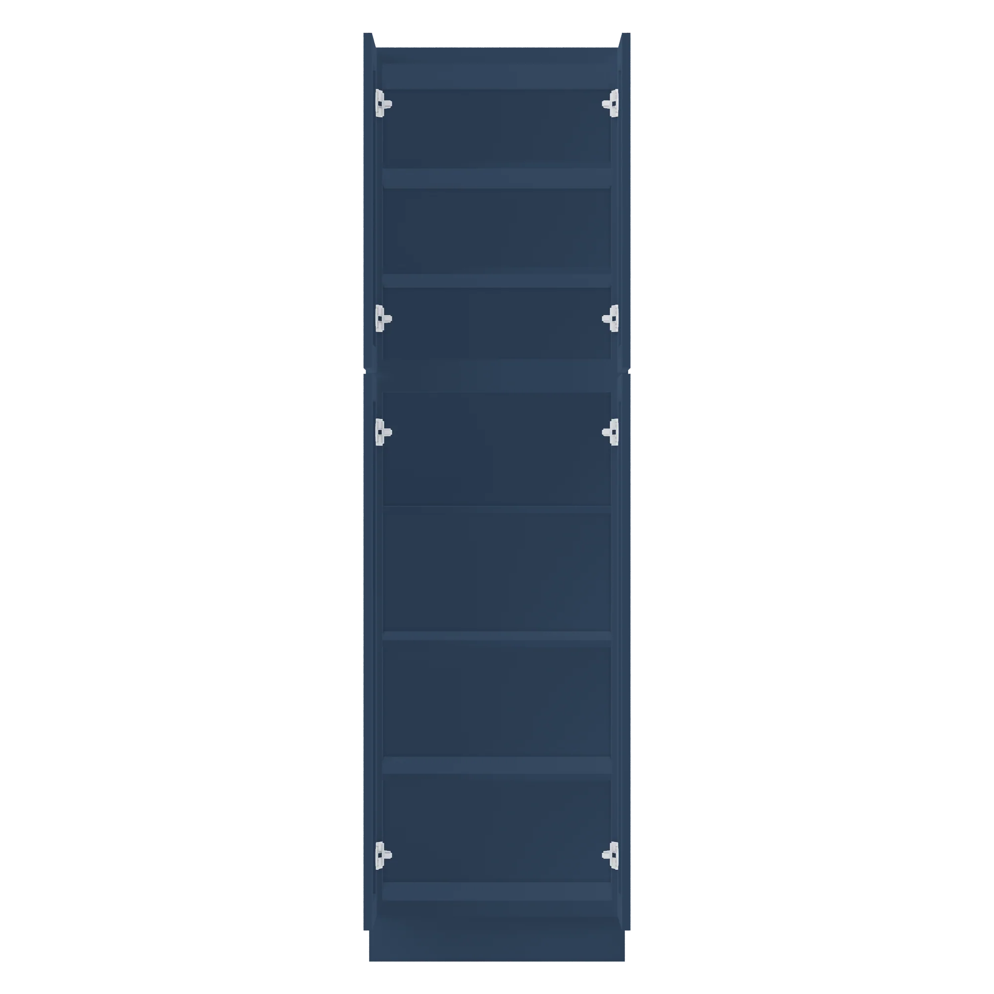 Utility Kitchen Cabinet U2484 Danbury Blue LessCare 24 in. width 84 in. height 24 in. depth - Image 5