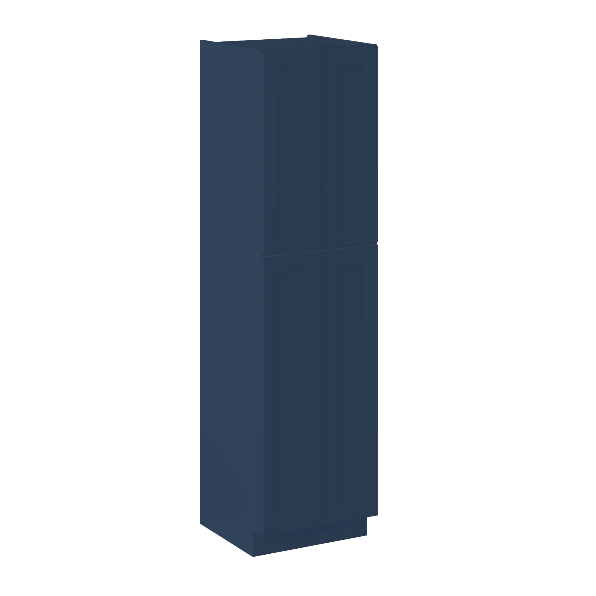 Utility Kitchen Cabinet U2490 Danbury Blue LessCare 24 in. width 90 in. height 24 in. depth - Image 2