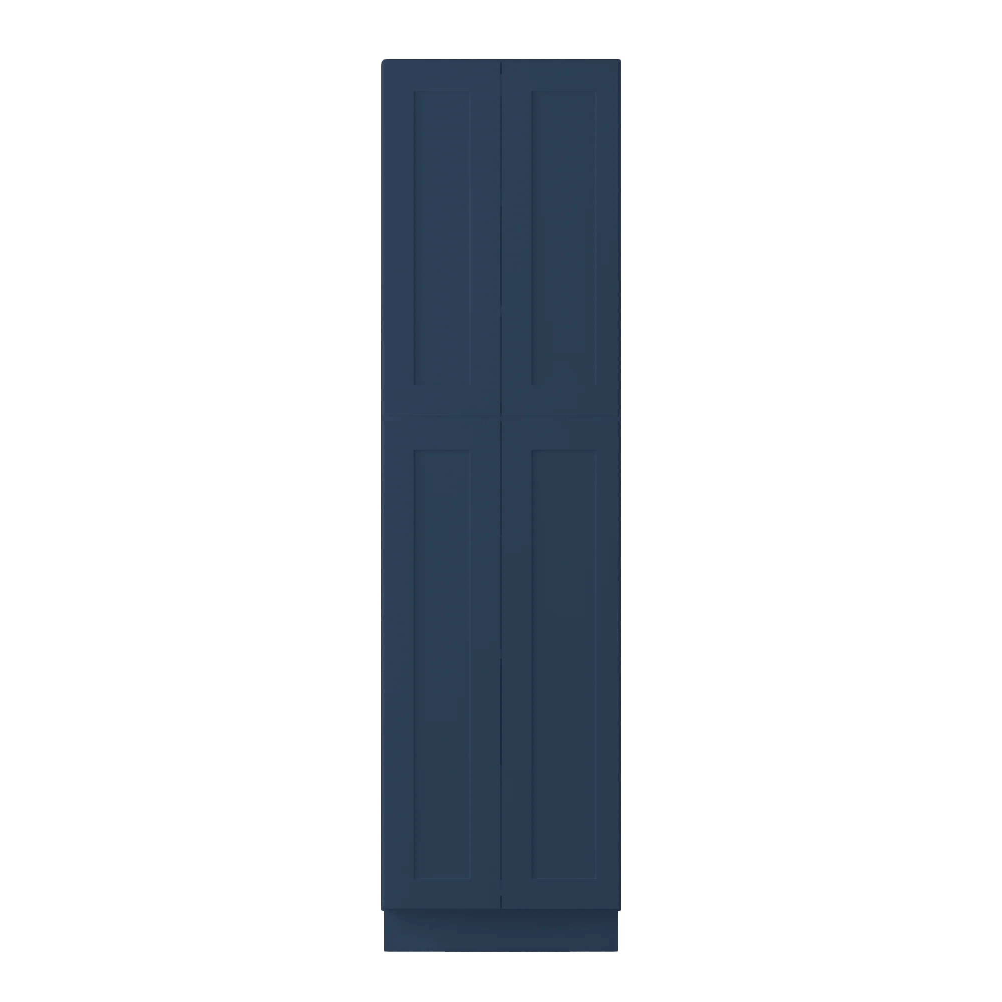 Utility Kitchen Cabinet U2490 Danbury Blue LessCare 24 in. width 90 in. height 24 in. depth - Image 3