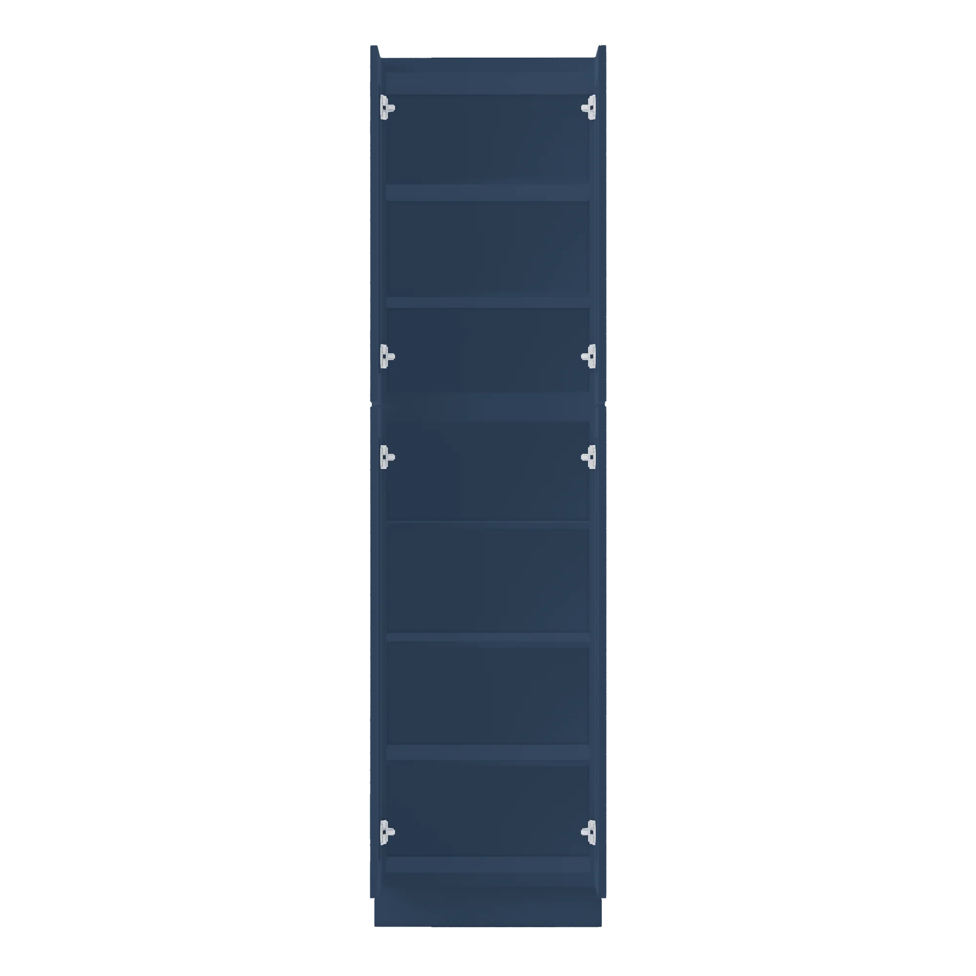 Utility Kitchen Cabinet U2490 Danbury Blue LessCare 24 in. width 90 in. height 24 in. depth - Image 5
