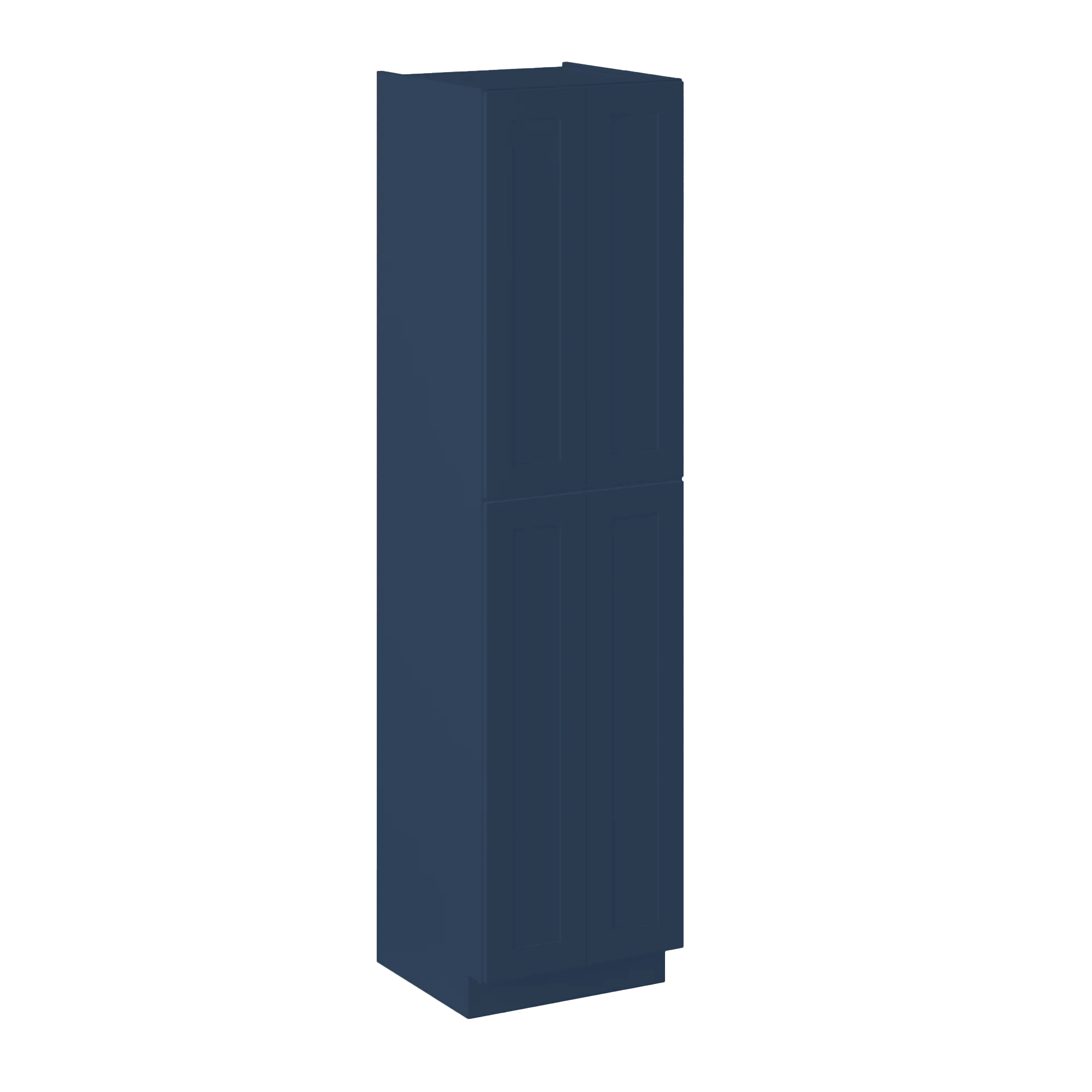 Utility Kitchen Cabinet U2496 Danbury Blue LessCare 24 in. width 96 in. height 24 in. depth - Image 2