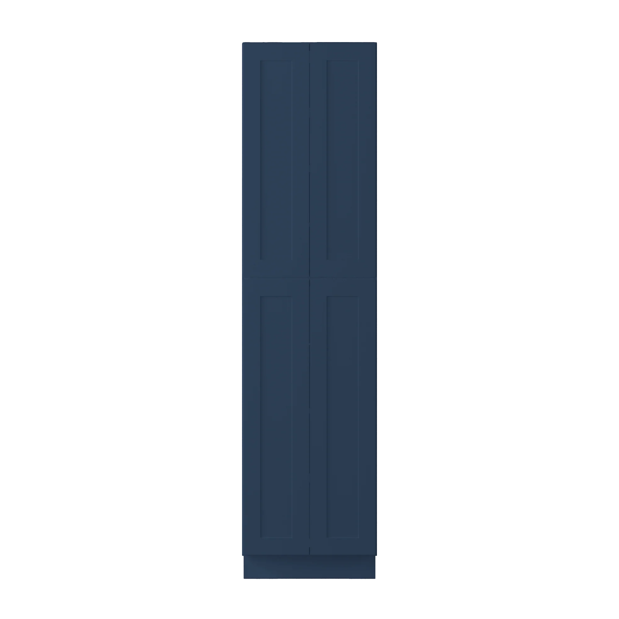 Utility Kitchen Cabinet U2496 Danbury Blue LessCare 24 in. width 96 in. height 24 in. depth - Image 3