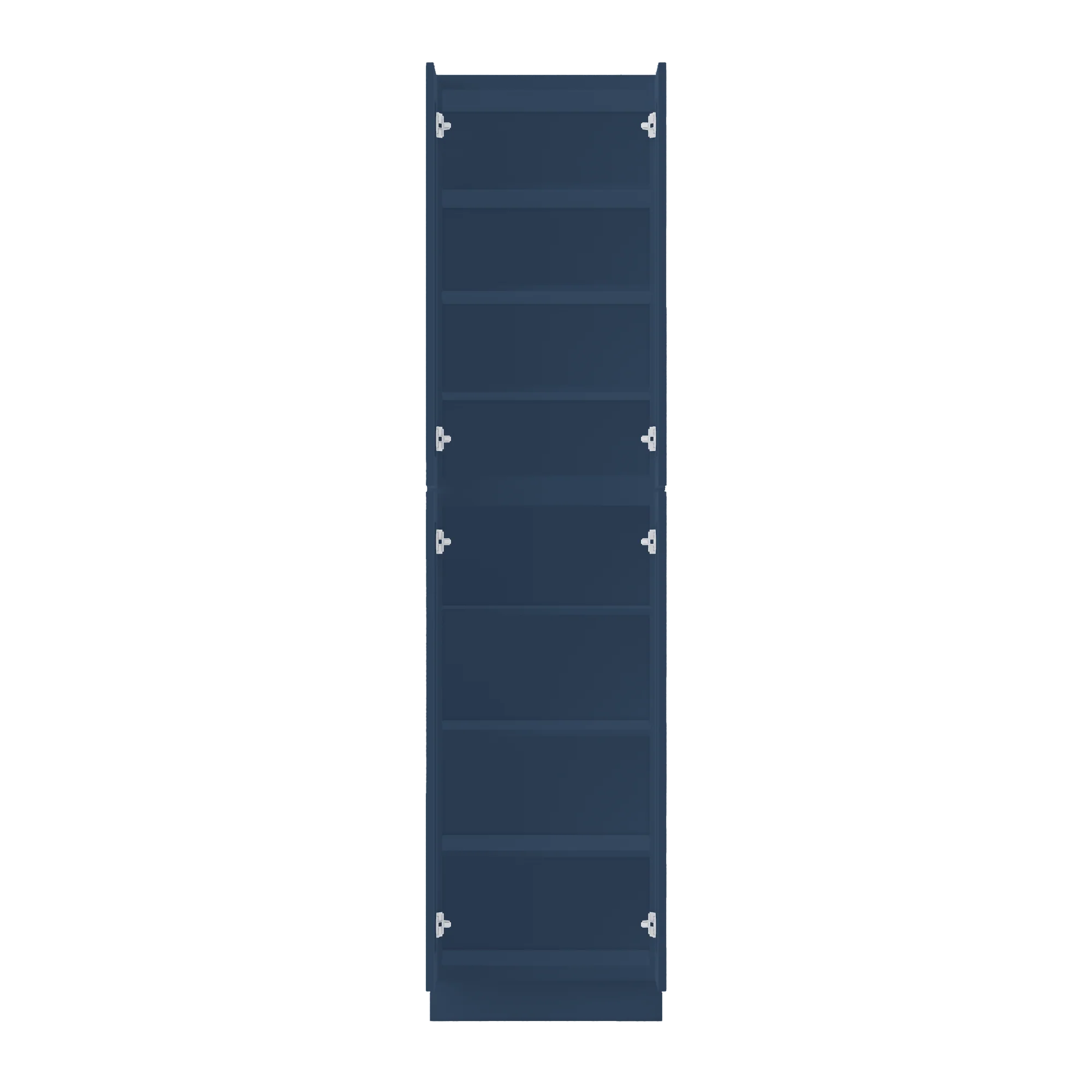 Utility Kitchen Cabinet U2496 Danbury Blue LessCare 24 in. width 96 in. height 24 in. depth - Image 5