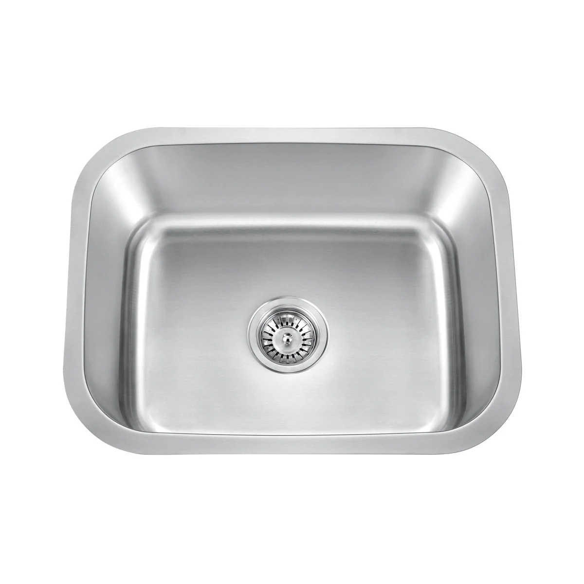 23 in Undermount 18-Gauge Durable Stainless Steel Single Bowl Kitchen Sink L108