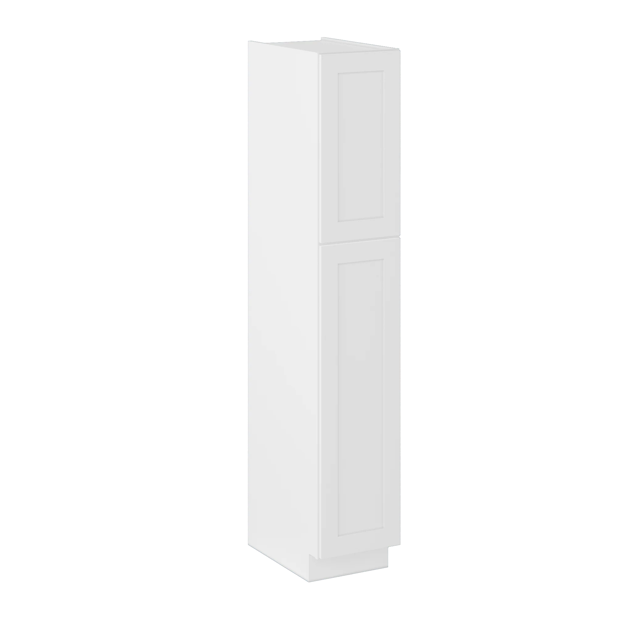 Utility Kitchen Cabinet U1584 Alpina White LessCare 15 in. width 84 in. height 24 in. depth - Image 2