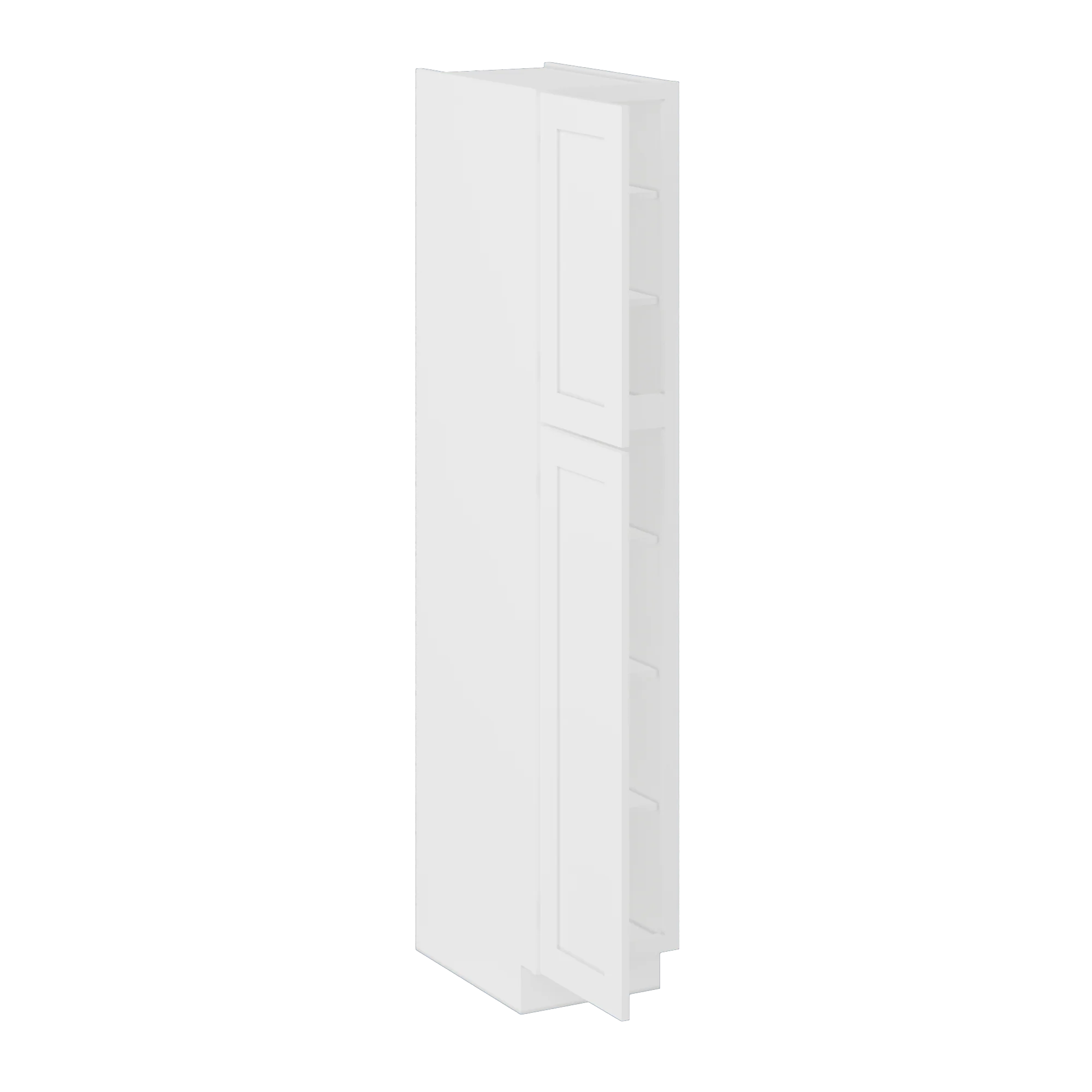 Utility Kitchen Cabinet U1584 Alpina White LessCare 15 in. width 84 in. height 24 in. depth - Image 4