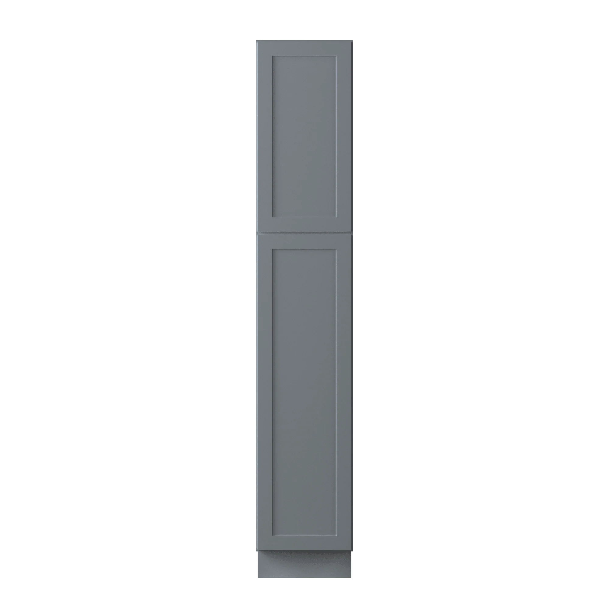 Utility Kitchen Cabinet U1584 Colonial Gray LessCare 15 in. width 84 in. height 24 in. depth - Image 3