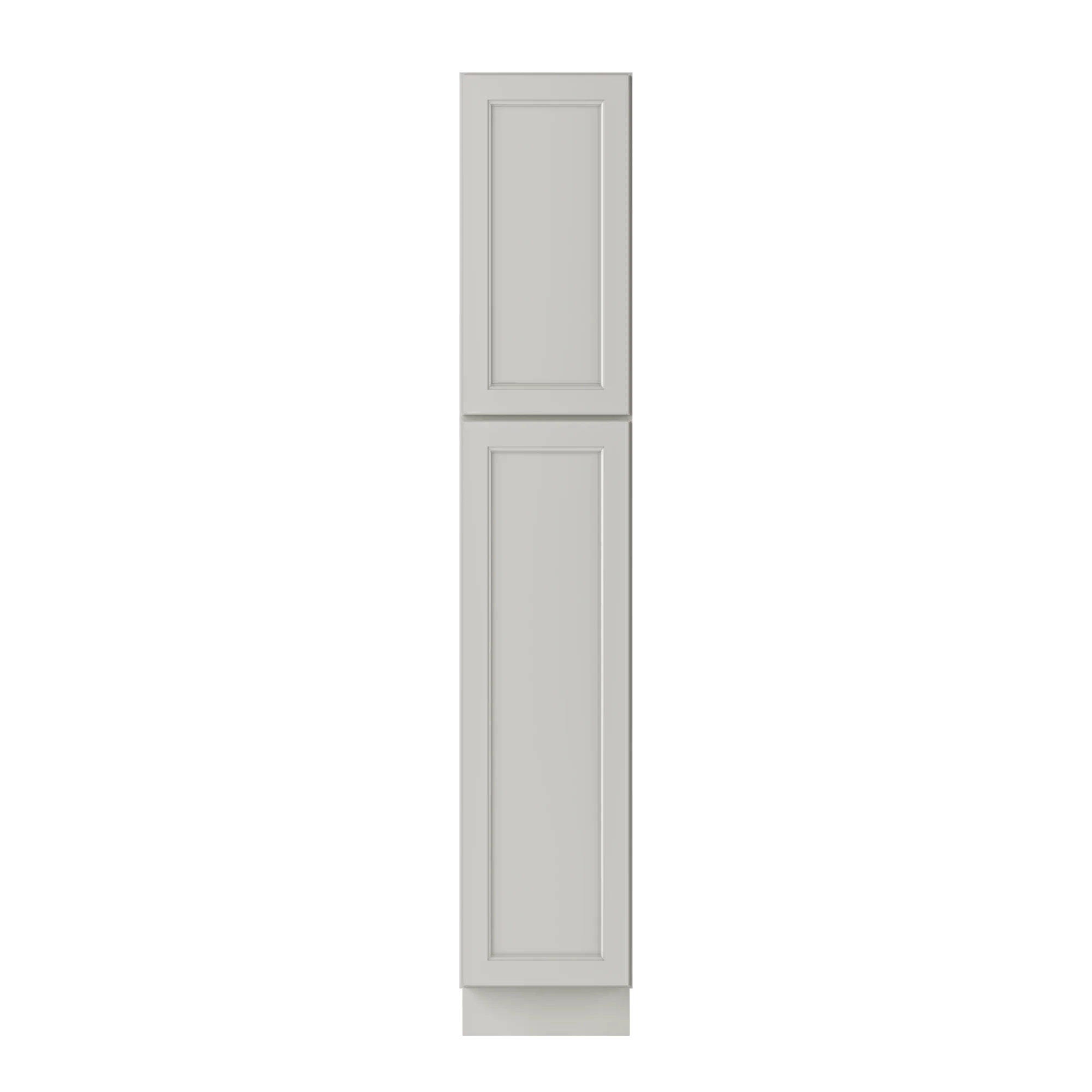 Utility Kitchen Cabinet U1584 Milan Pearl 15 in. width 84 in. height 24 in. depth - Image 3