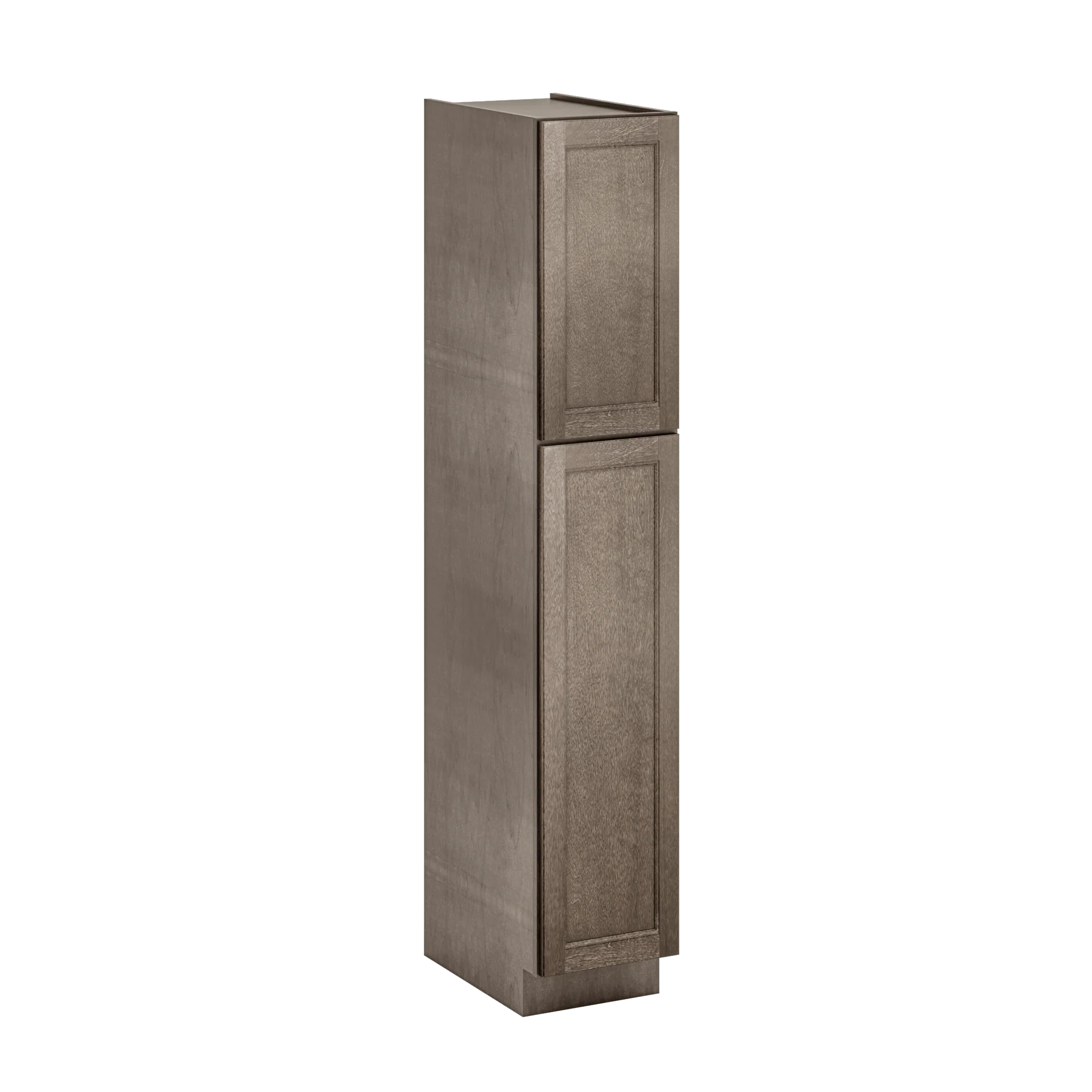 Utility Kitchen Cabinet U1584 Milan Slate 15 in. width 84 in. height 24 in. depth - Image 2