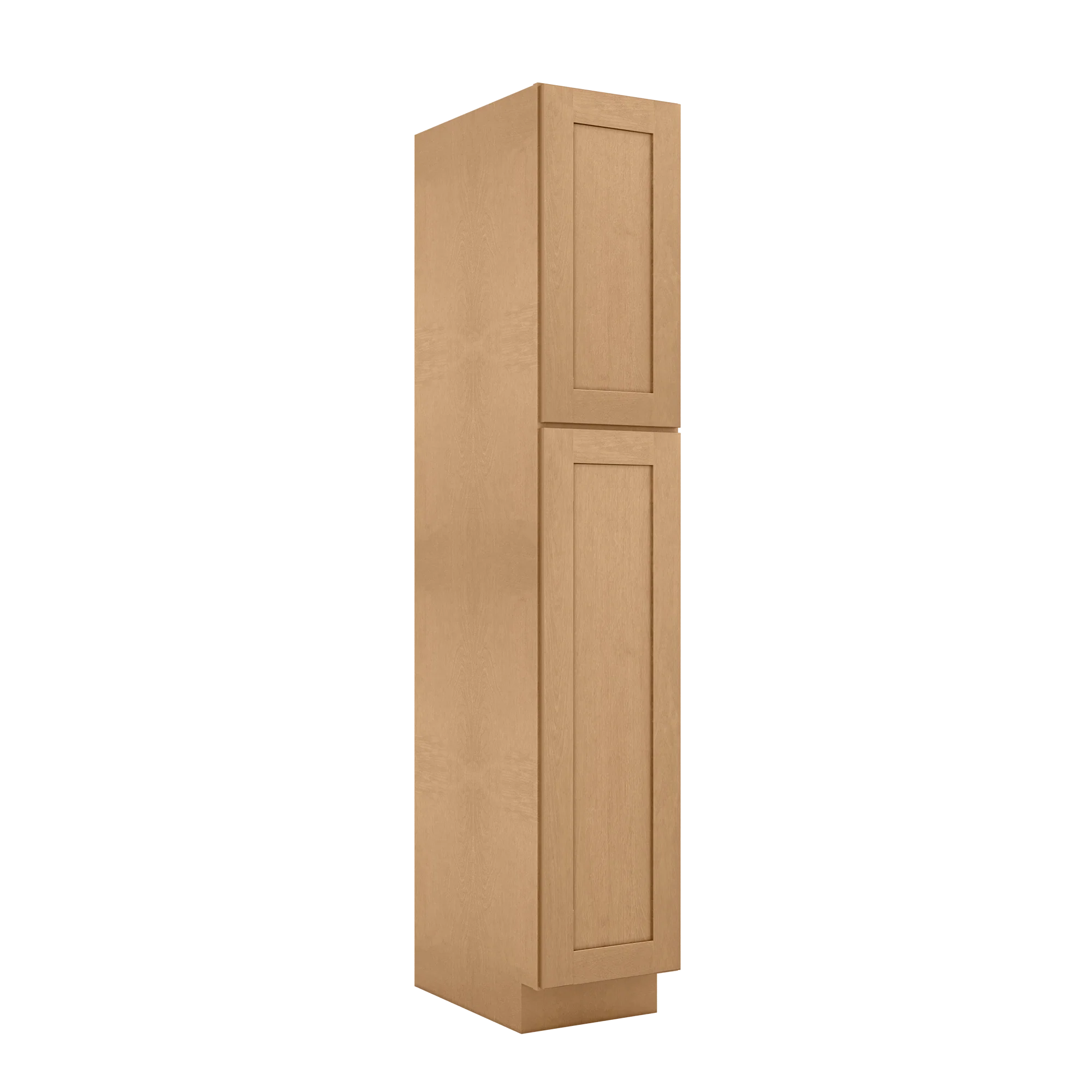 Utility Kitchen Cabinet U1584 Shaker Toffee LessCare 15 in. width 84 in. height 24 in. depth - Image 2