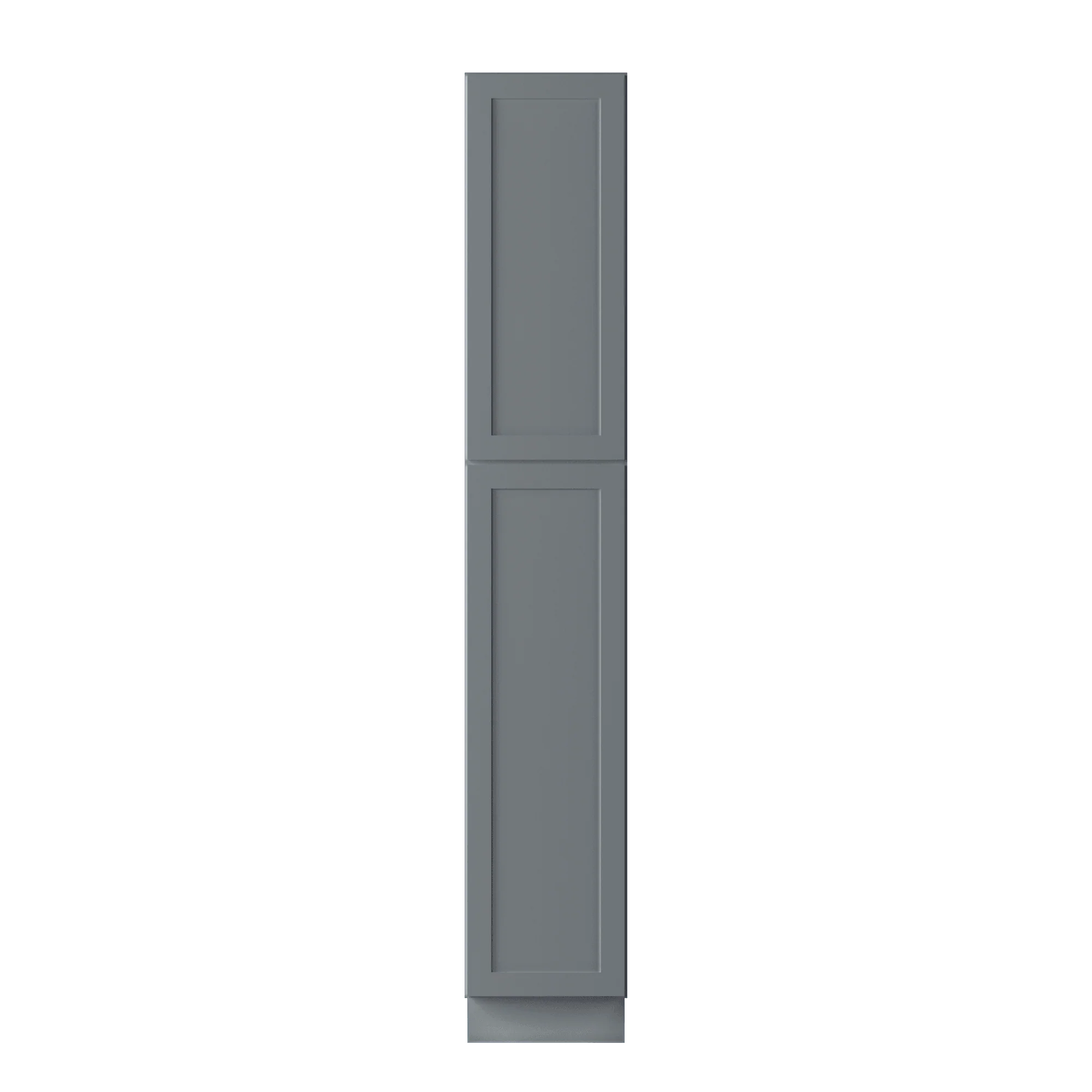 Utility Kitchen Cabinet U1590 Colonial Gray LessCare 15 in. width 90 in. height 24 in. depth - Image 3