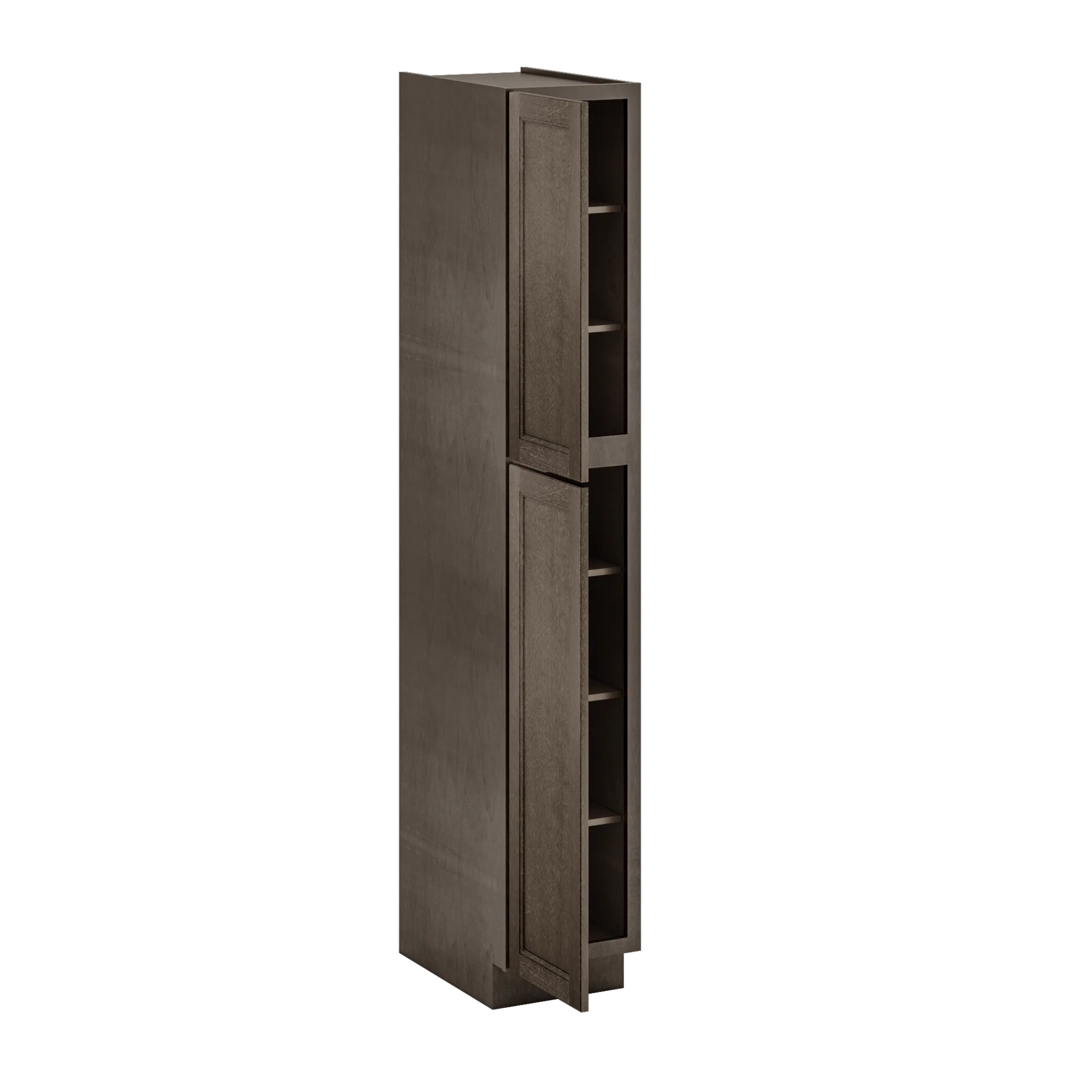 Utility Kitchen Cabinet U1590 Milan Slate 15 in. width 90 in. height 24 in. depth - Image 4