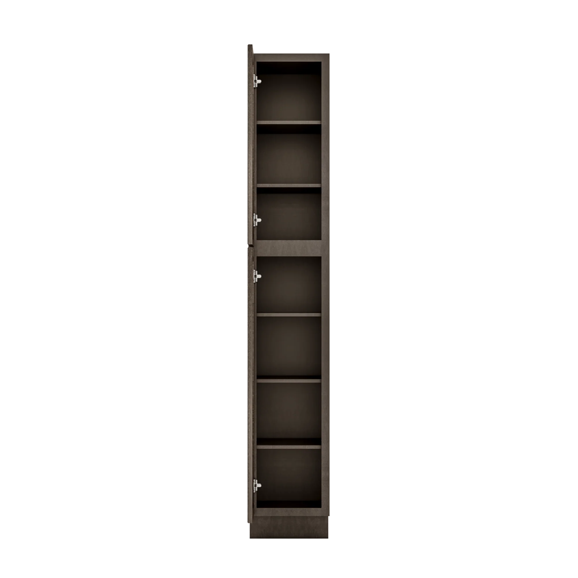 Utility Kitchen Cabinet U1590 Milan Slate 15 in. width 90 in. height 24 in. depth - Image 5