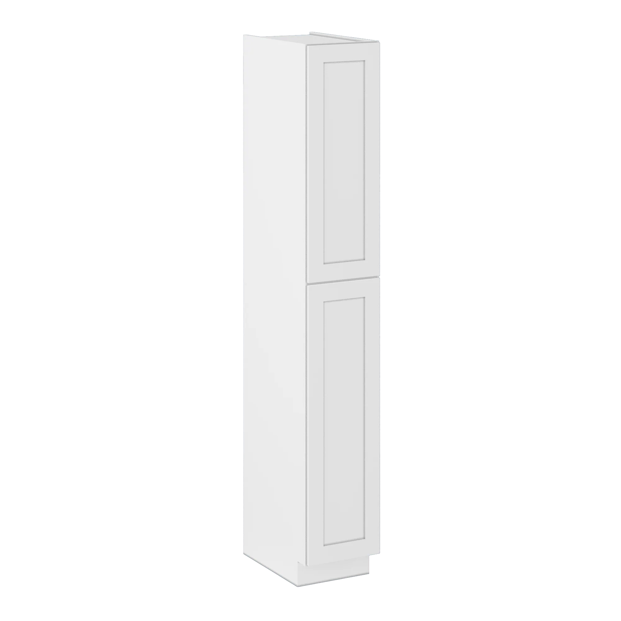 Utility Kitchen Cabinet U1596 Alpina White LessCare 15 in. width 96 in. height 24 in. depth - Image 2
