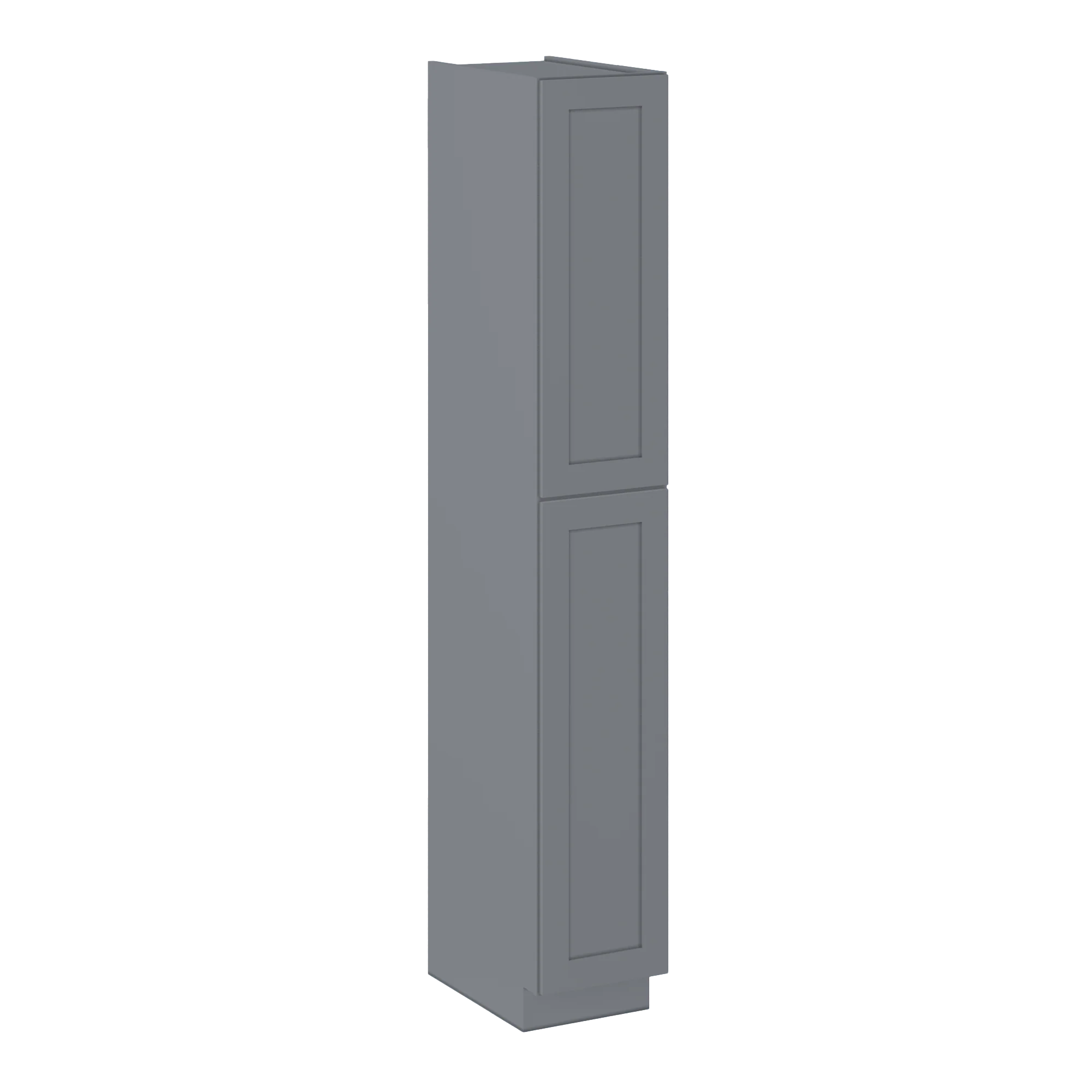 Utility Kitchen Cabinet U1596 Colonial Gray LessCare 15 in. width 96 in. height 24 in. depth - Image 2