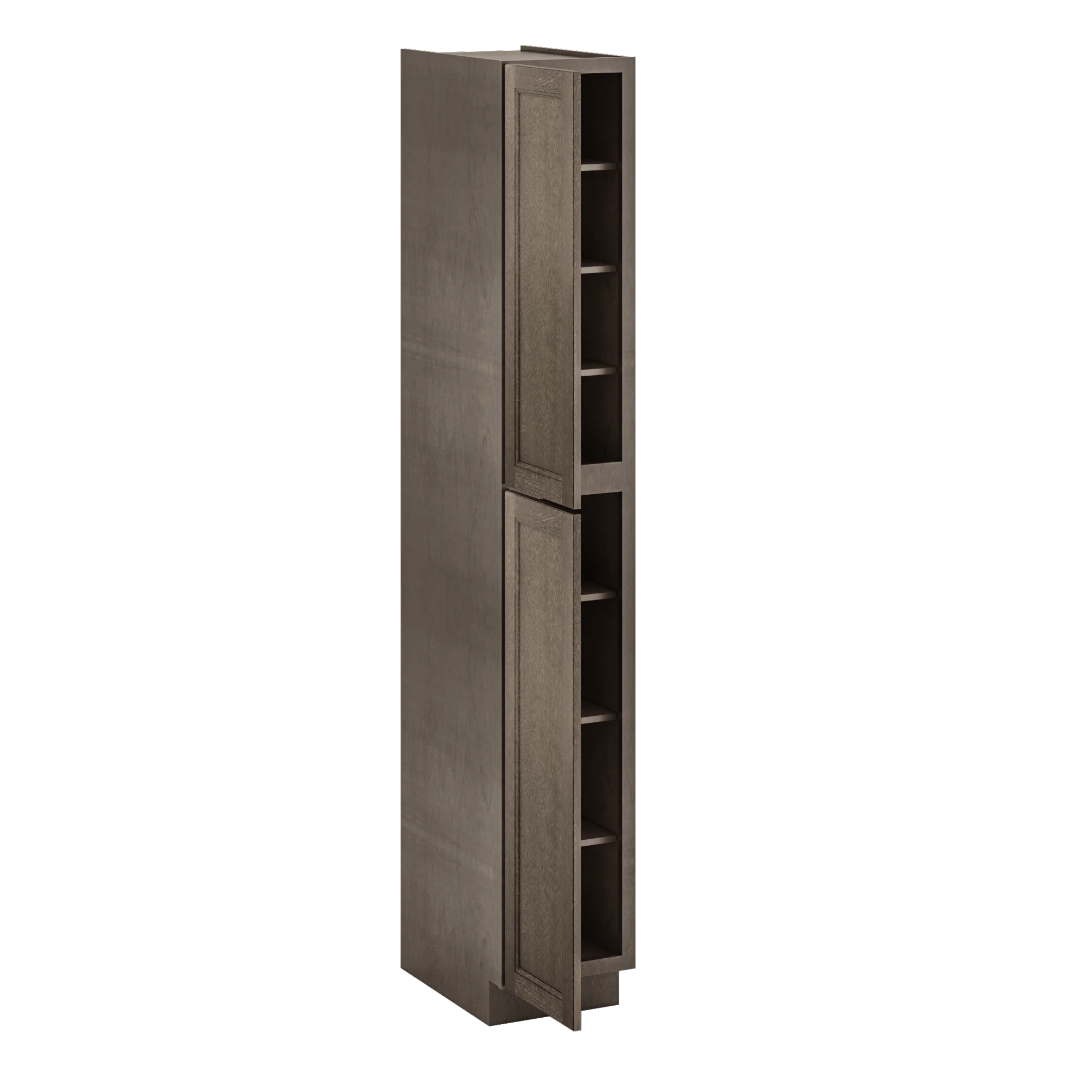 Utility Kitchen Cabinet U1596 Milan Slate 15 in. width 96 in. height 24 in. depth - Image 4