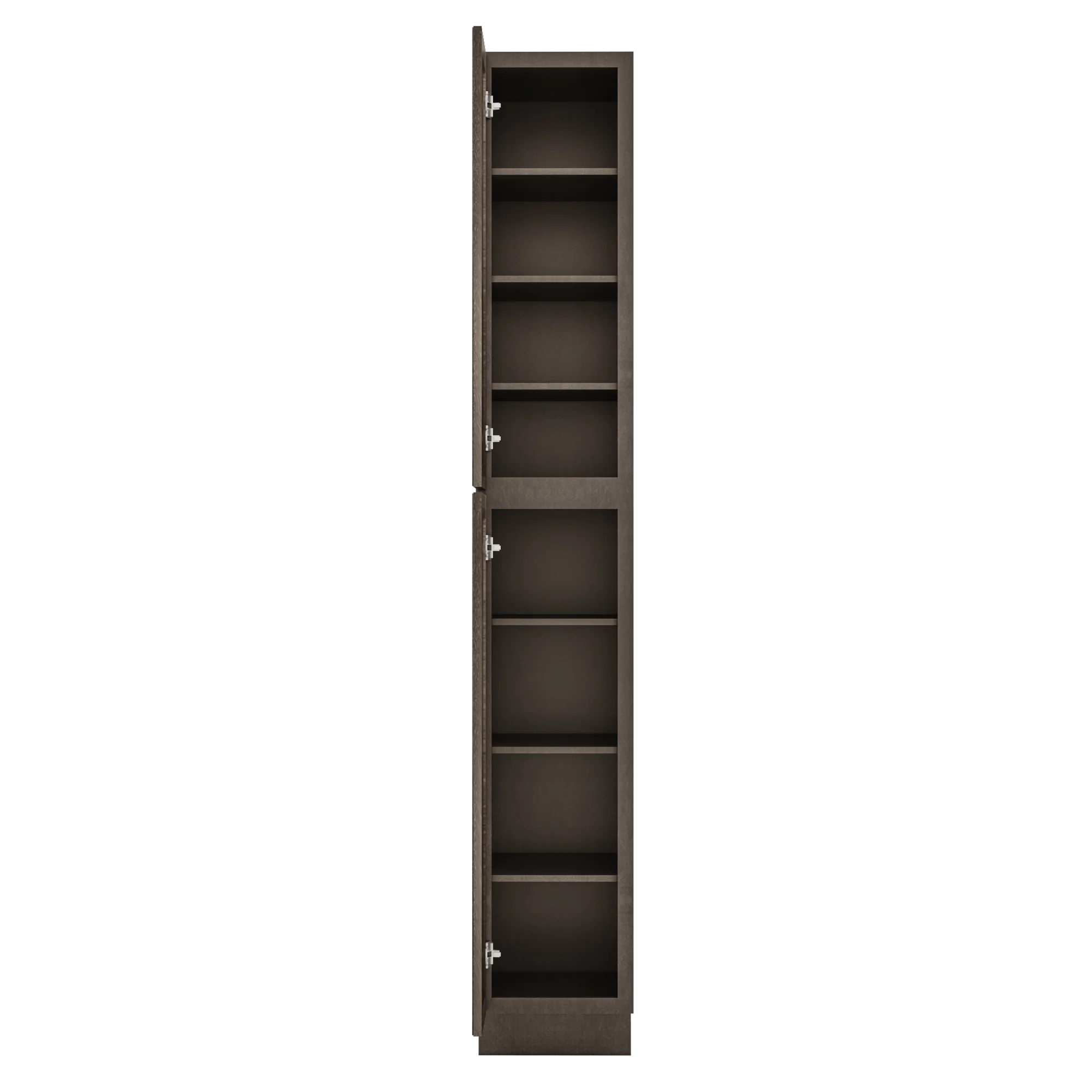 Utility Kitchen Cabinet U1596 Milan Slate 15 in. width 96 in. height 24 in. depth - Image 5