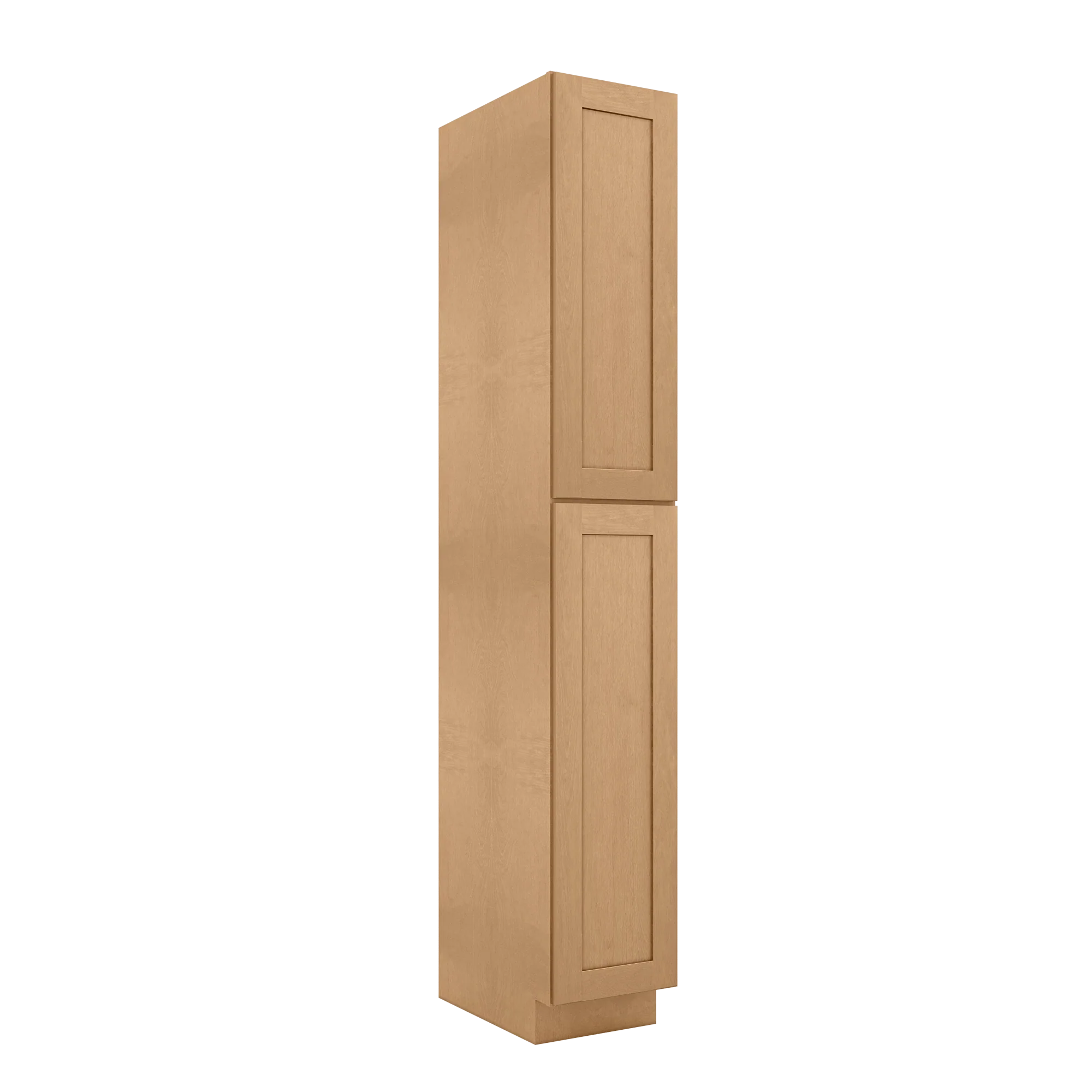 Utility Kitchen Cabinet U1596 Shaker Toffee LessCare 15 in. width 96 in. height 24 in. depth - Image 2