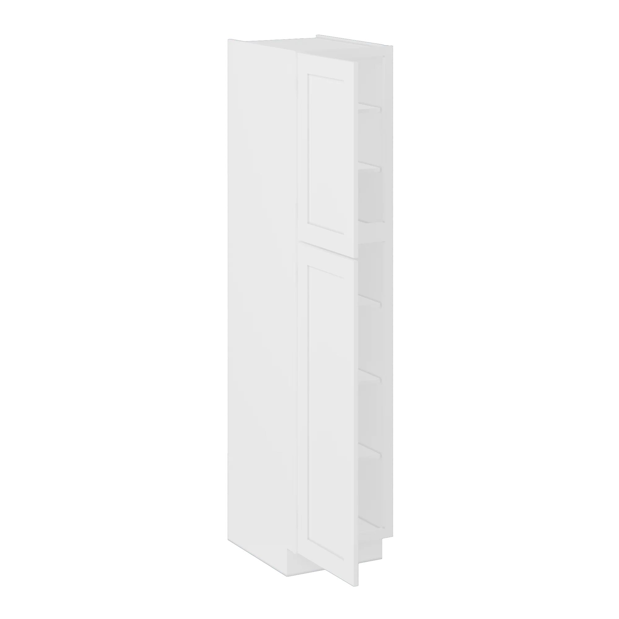 Utility Kitchen Cabinet U1884 Alpina White LessCare 18 in. width 84 in. height 24 in. depth - Image 4
