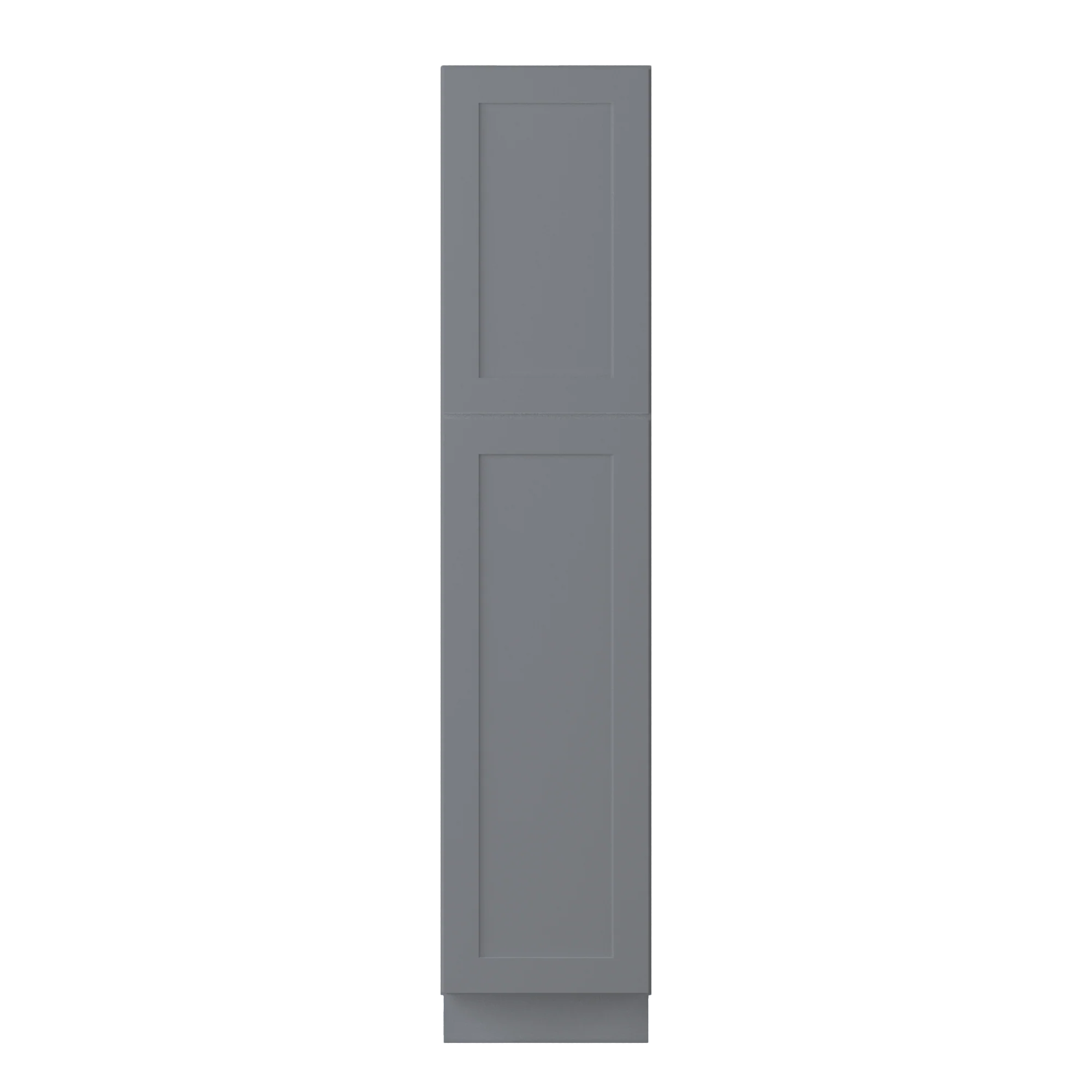 Utility Kitchen Cabinet U1884 Colonial Gray LessCare 18 in. width 84 in. height 24 in. depth - Image 3