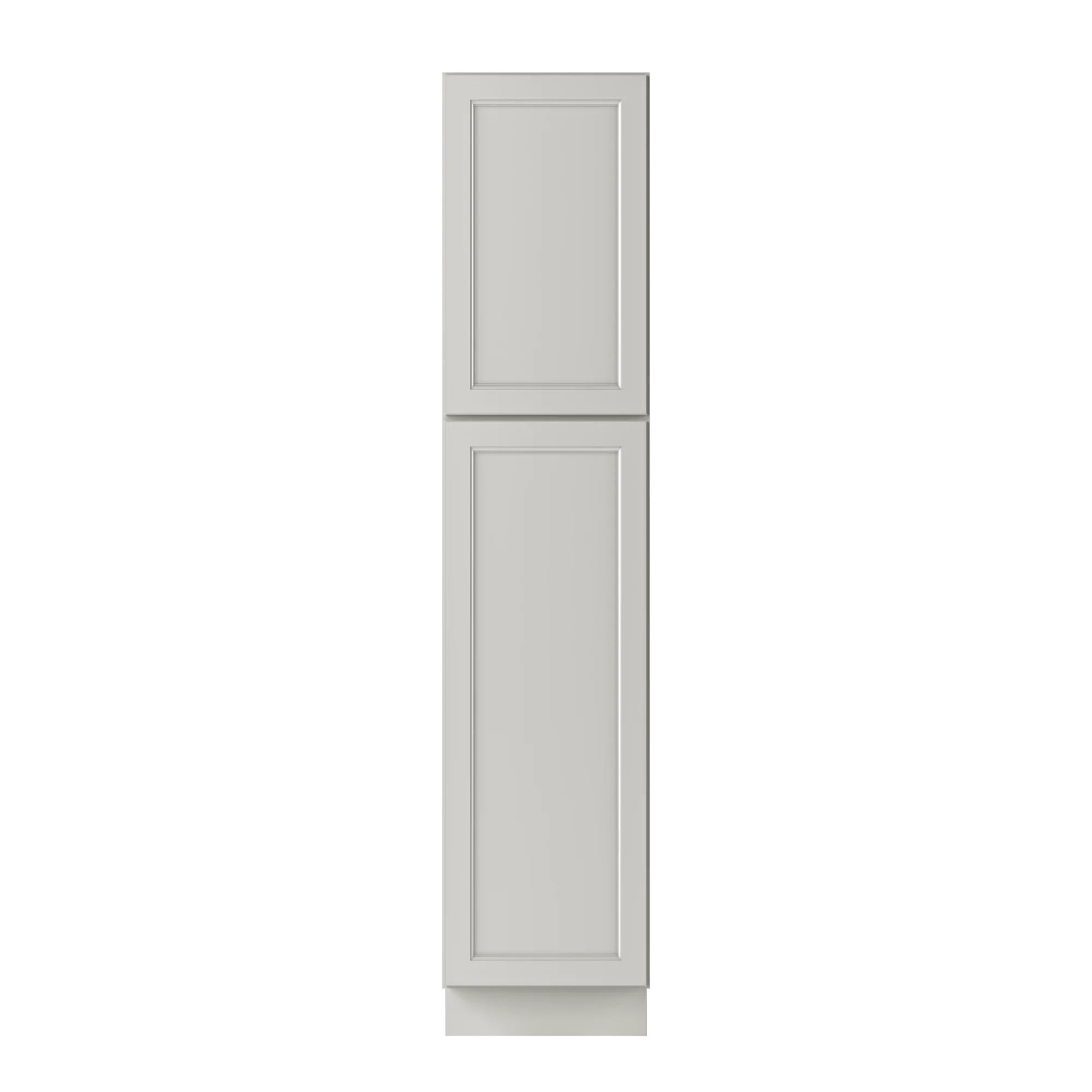 Utility Kitchen Cabinet U1884 Milan Pearl 18 in. width 84 in. height 24 in. depth - Image 3