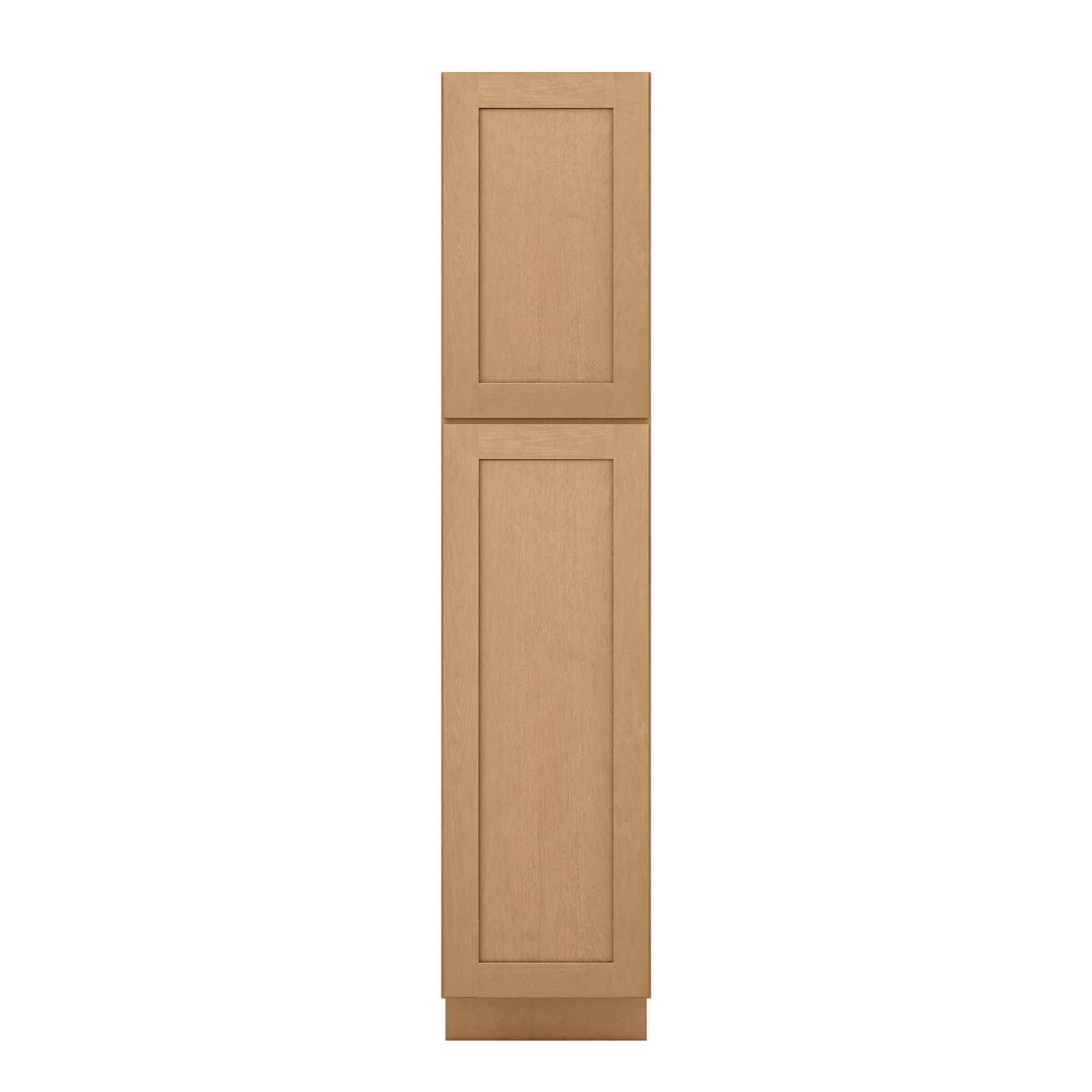 Utility Kitchen Cabinet U1884 Shaker Toffee LessCare 18 in. width 84 in. height 24 in. depth - Image 3