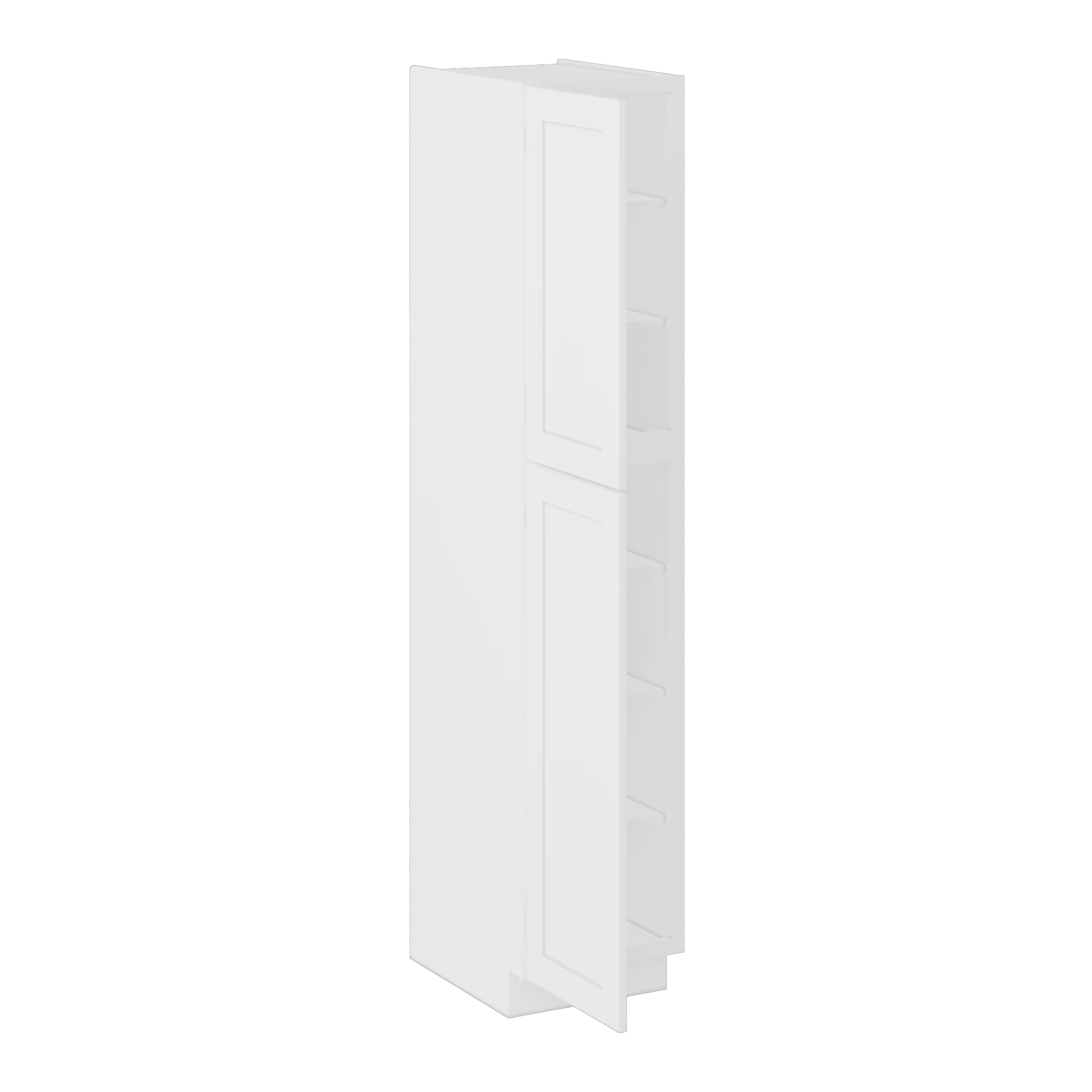 Utility Kitchen Cabinet U1890 Alpina White LessCare 18 in. width 90 in. height 24 in. depth - Image 4