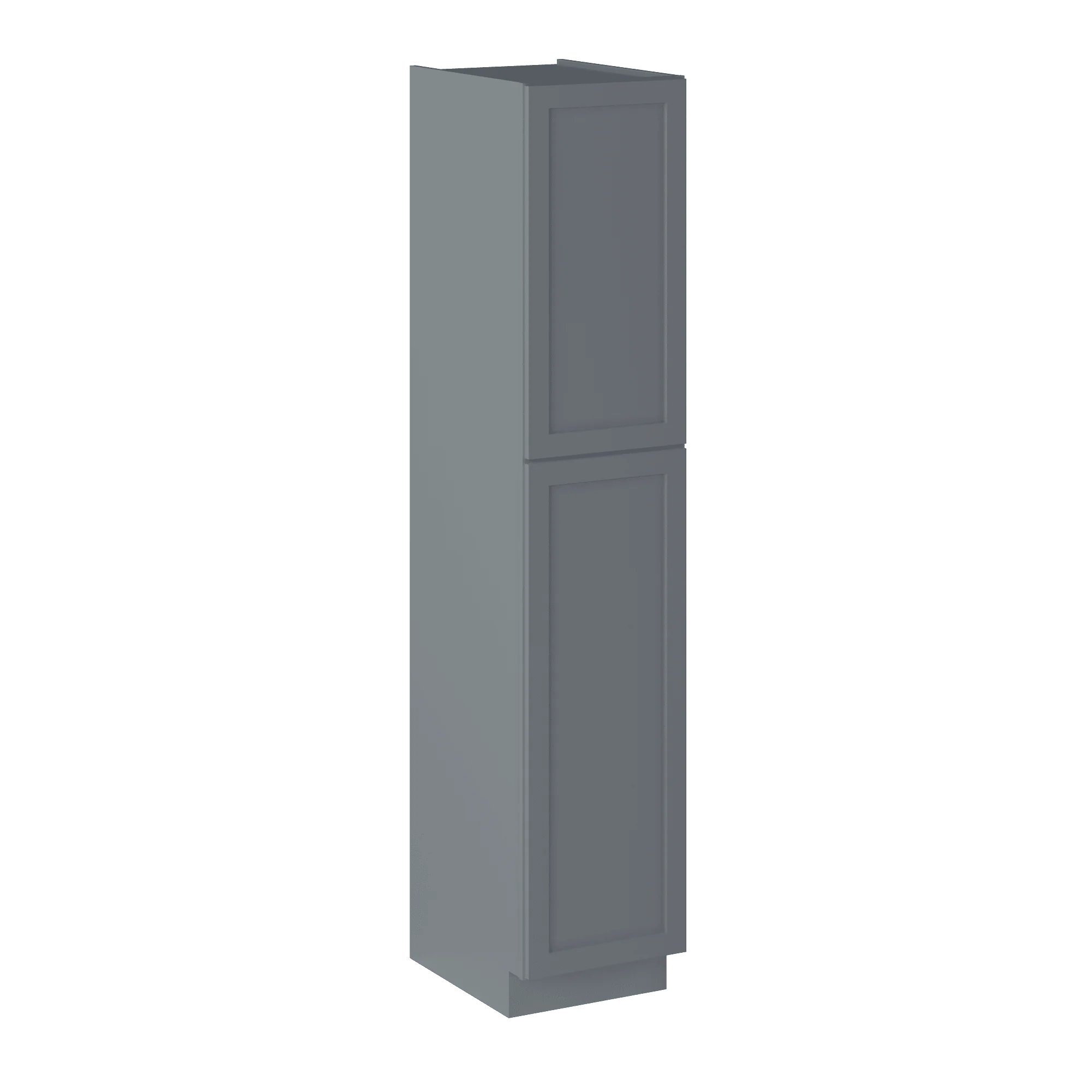 Utility Kitchen Cabinet U1890 Colonial Gray LessCare 18 in. width 90 in. height 24 in. depth - Image 2