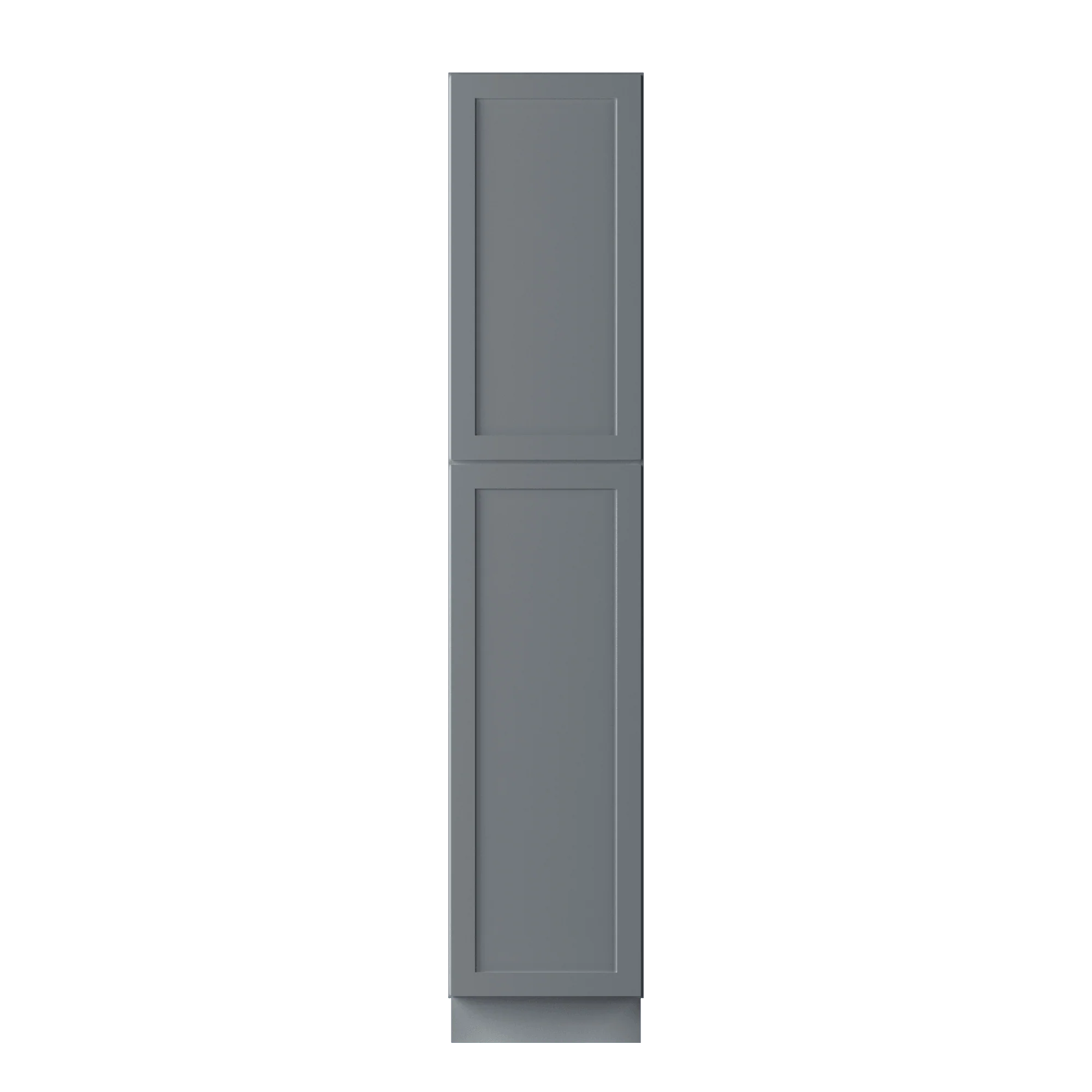 Utility Kitchen Cabinet U1890 Colonial Gray LessCare 18 in. width 90 in. height 24 in. depth - Image 3