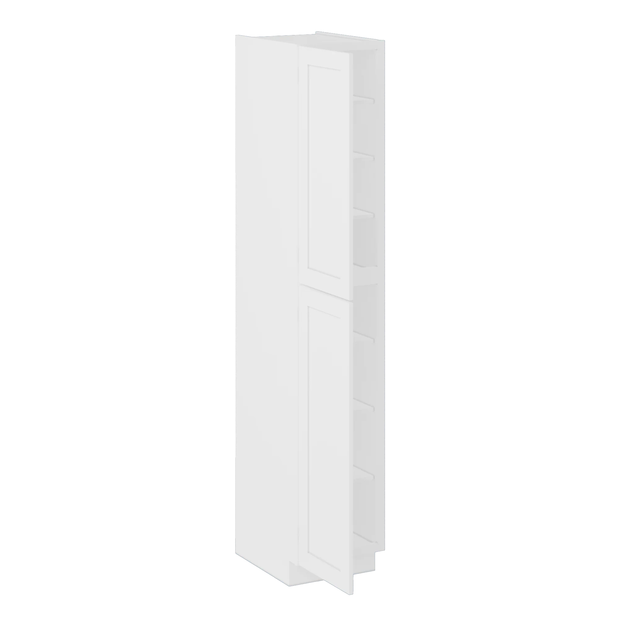 Utility Kitchen Cabinet U1896 Alpina White LessCare 18 in. width 96 in. height 24 in. depth - Image 4