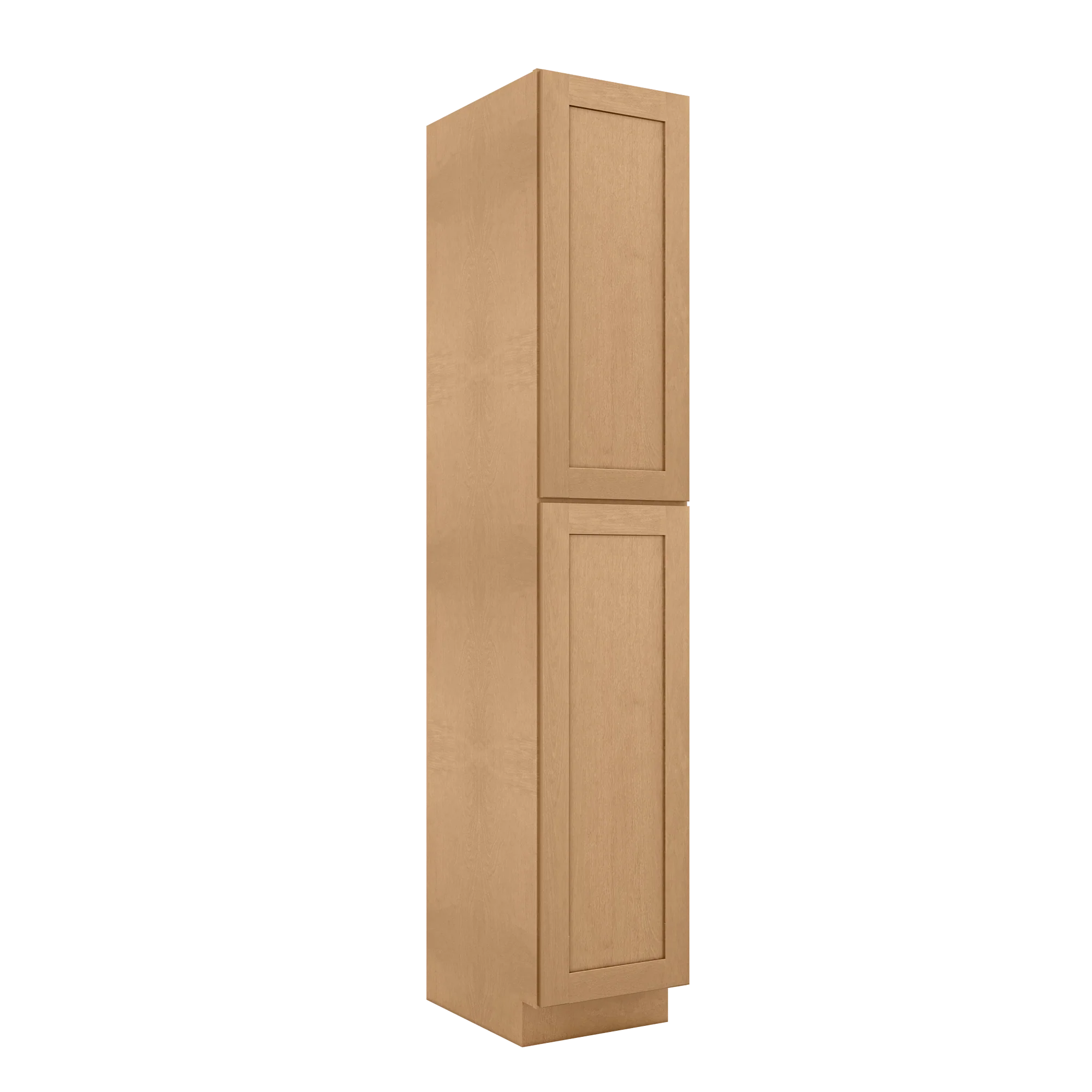 Utility Kitchen Cabinet U1896 Shaker Toffee LessCare 18 in. width 96 in. height 24 in. depth - Image 2